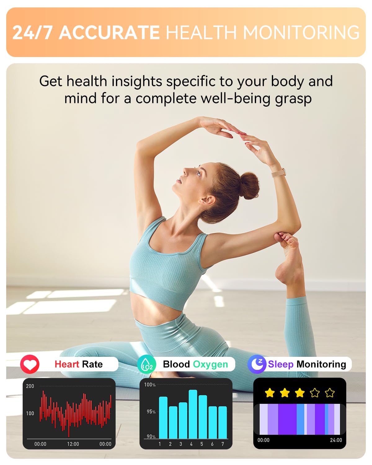 Smart Watch for Women & Men - 1.85