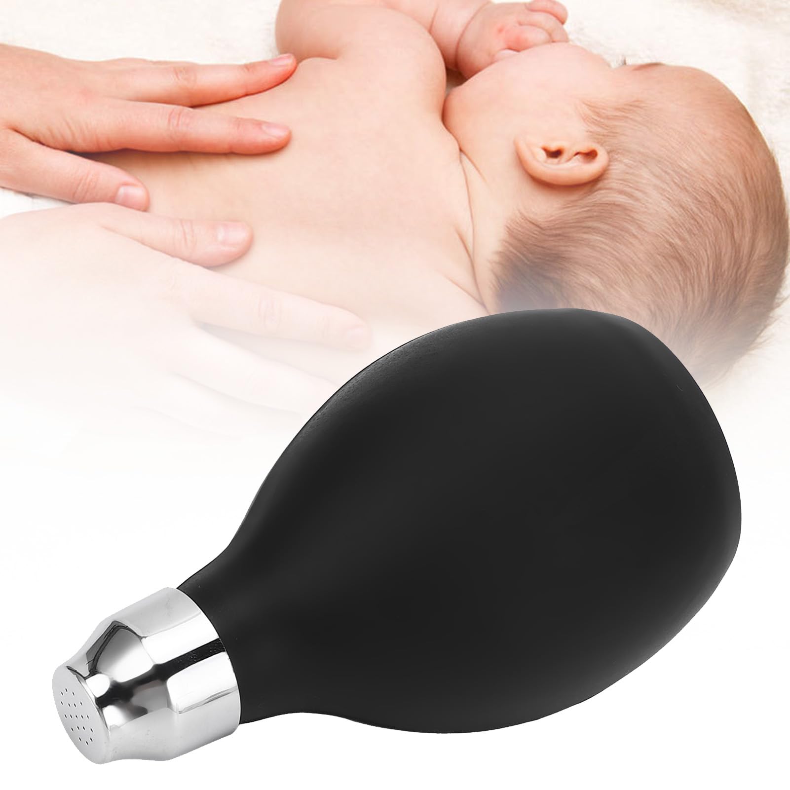Dioche Rubber Grip Powder Spray Bottle - Adjustable Quantity for Hair Fiber, Talcum Powder, Dry Shampoo & Baby Powder | Perfect for Salon Professionals, Home Use & Travel Essentials