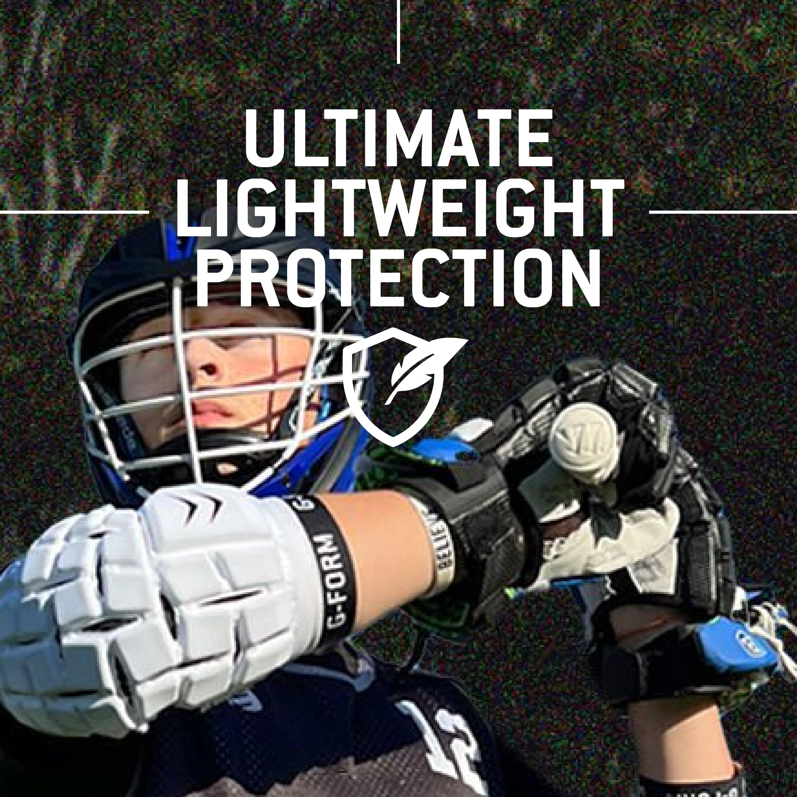G-Form Unhinged Lacrosse Arm Pads for Men - Breathable Flexible Elbow Guards with Protective Padding - Machine Washable Lacrosse Gear - Perfect for Training, Games & Competitive Play