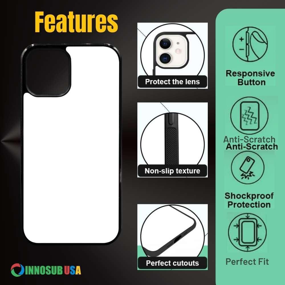 5 Pack Sublimation Phone Cases for iPhone 11 Pro (5.8