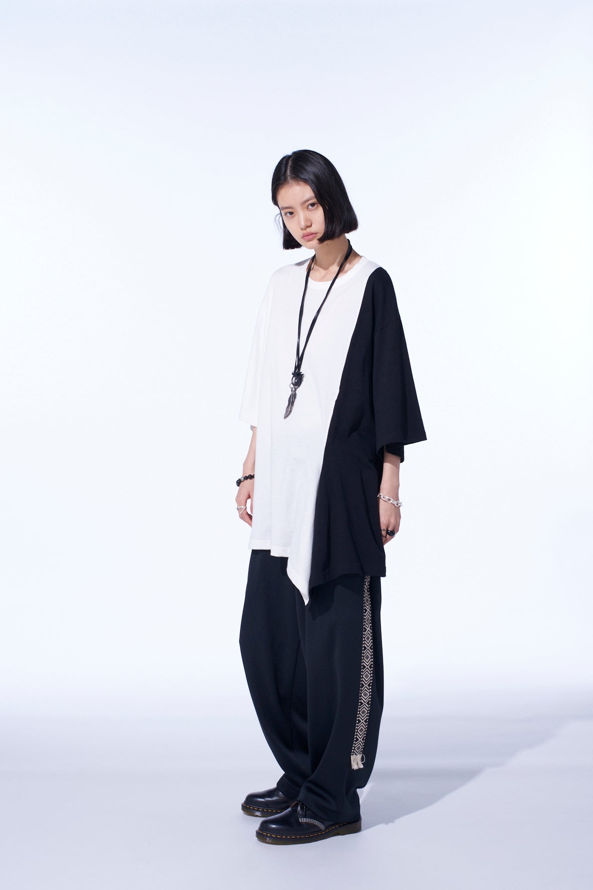 Soft Cotton Jersey Fabric Switch Half-Sleeve Draped T-Shirt for Women - Casual Comfort Wear for Everyday Outfits & Layering