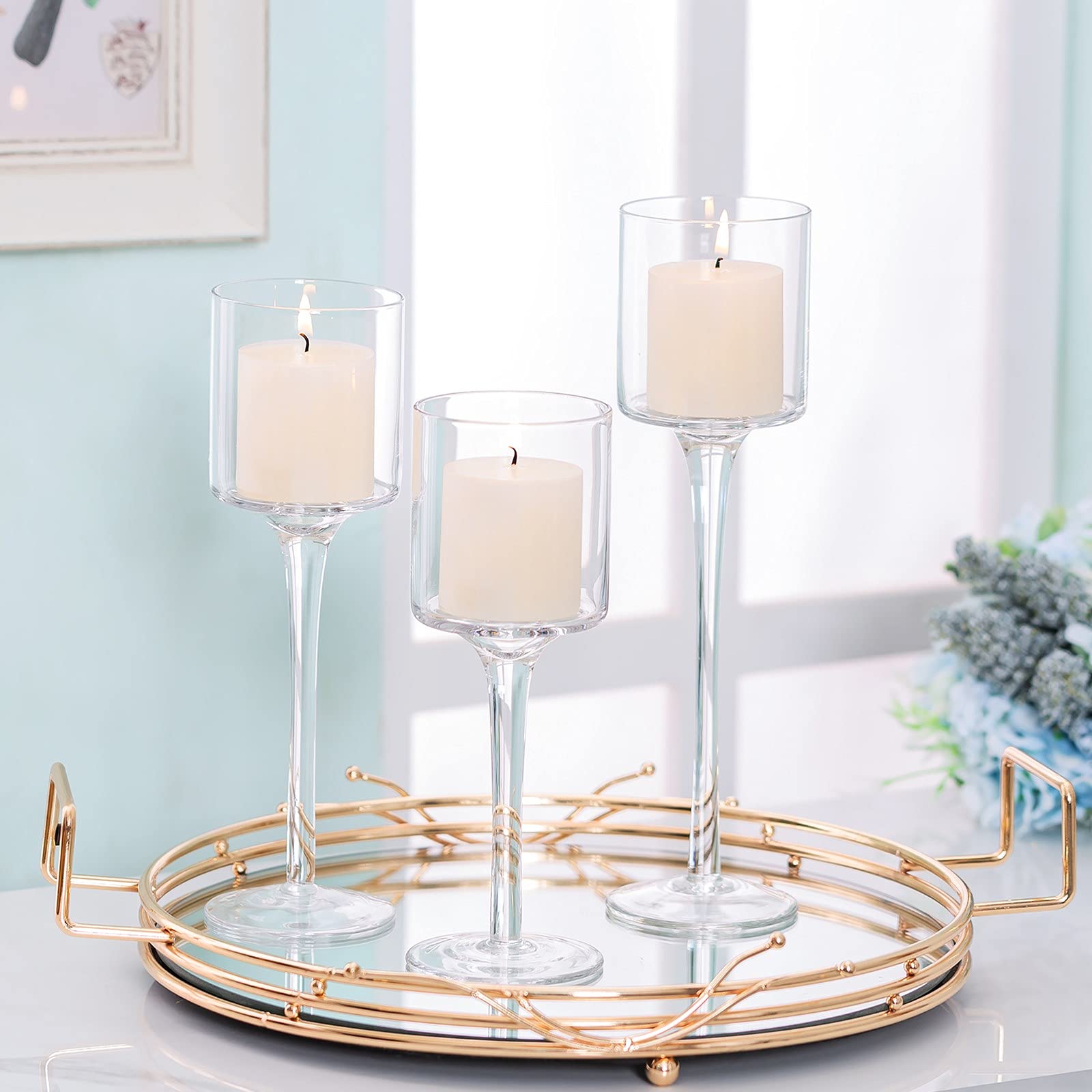 Glass Tea Light Candle Holders Bulk 30-Pack - Elegant Votive Centerpieces for Wedding Table Decor, Floating Candles, Home & Party Decoration | Perfect for Wedding Receptions, Dinner Parties, Romantic Ambiance