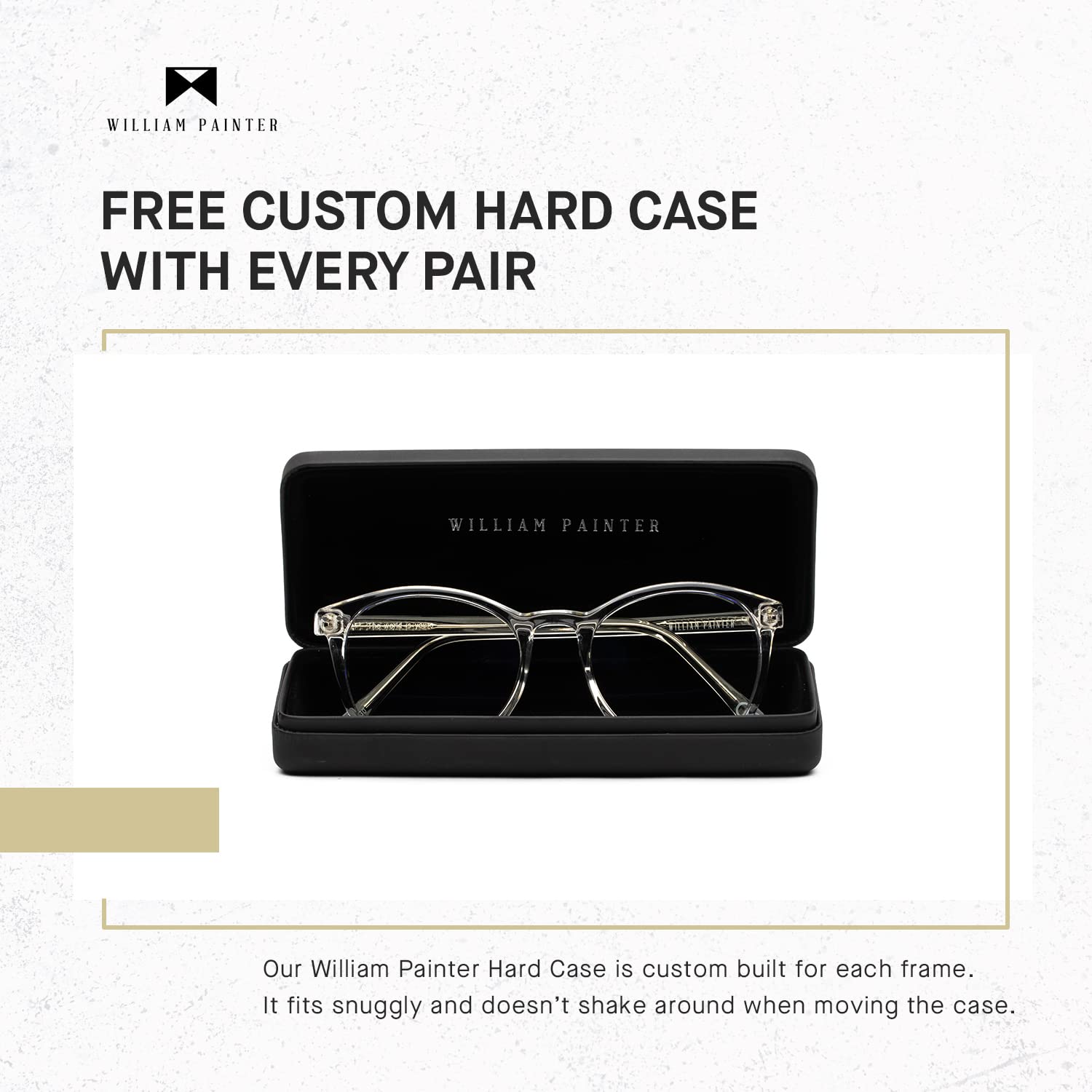 William Painter Blue Light Blocking Glasses for Women & Men - Anti Eye Strain, Reduce Fatigue & Headaches - Computer Glasses for Office Work, Gaming & Screen Time Protection