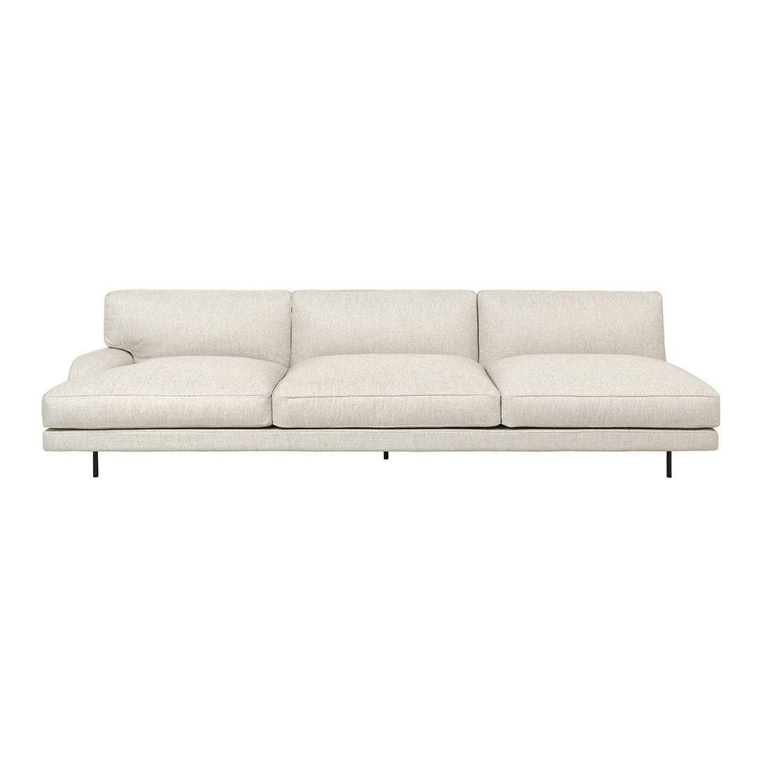 Flaneur 3-Seater Sofa with Armrests - Modern Living Room Couch for Small Spaces, Apartments & Cozy Home Decor
