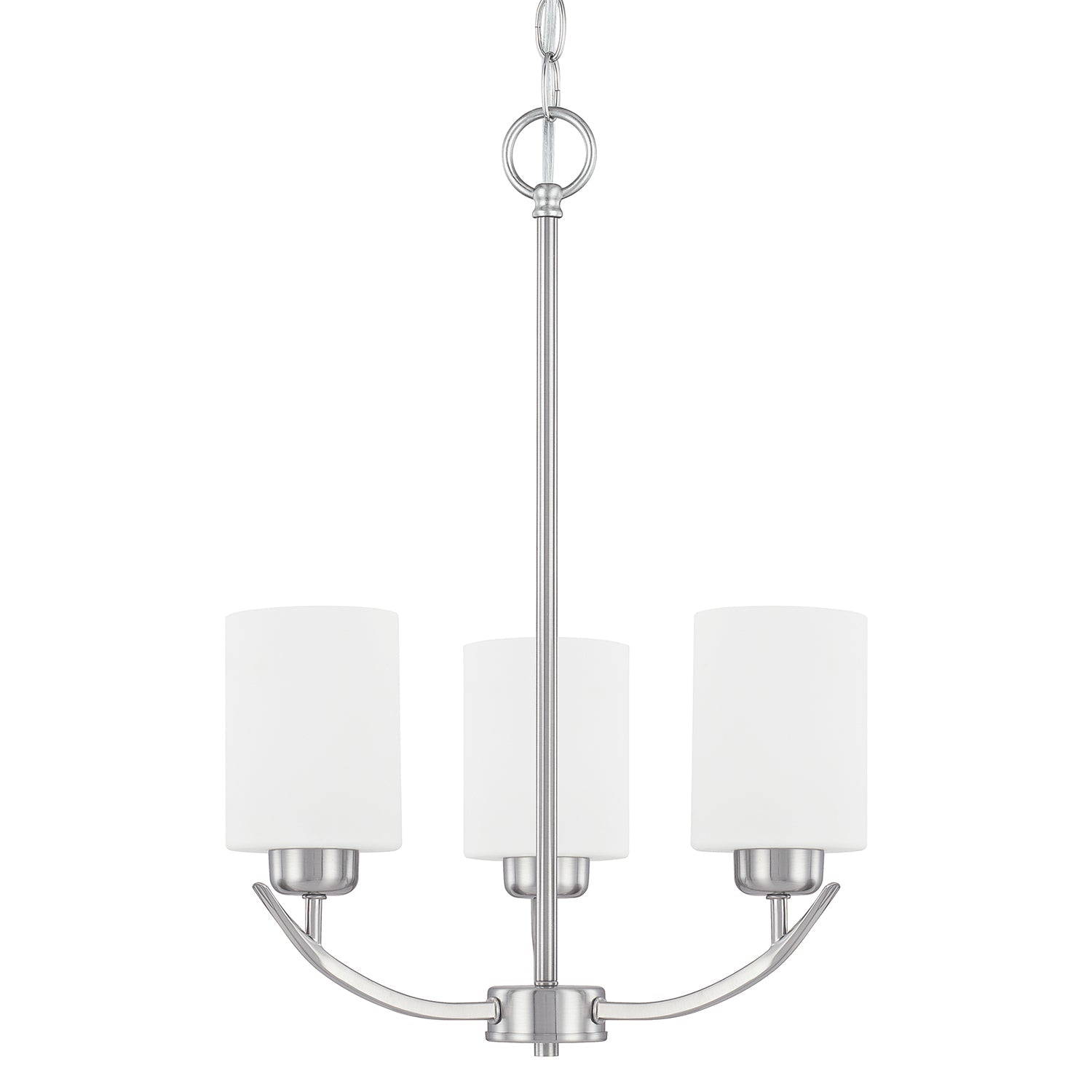 Capital Lighting Three Light Chandelier - Modern Crystal Ceiling Fixture for Dining Room, Bedroom & Living Room Lighting Decor