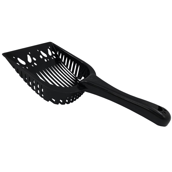 Premium Cat Litter Scoop - Durable Stainless Steel Waste Scooper with Ergonomic Handle for Easy Cleaning | Perfect for Multi-Cat Homes & Large Litter Boxes
