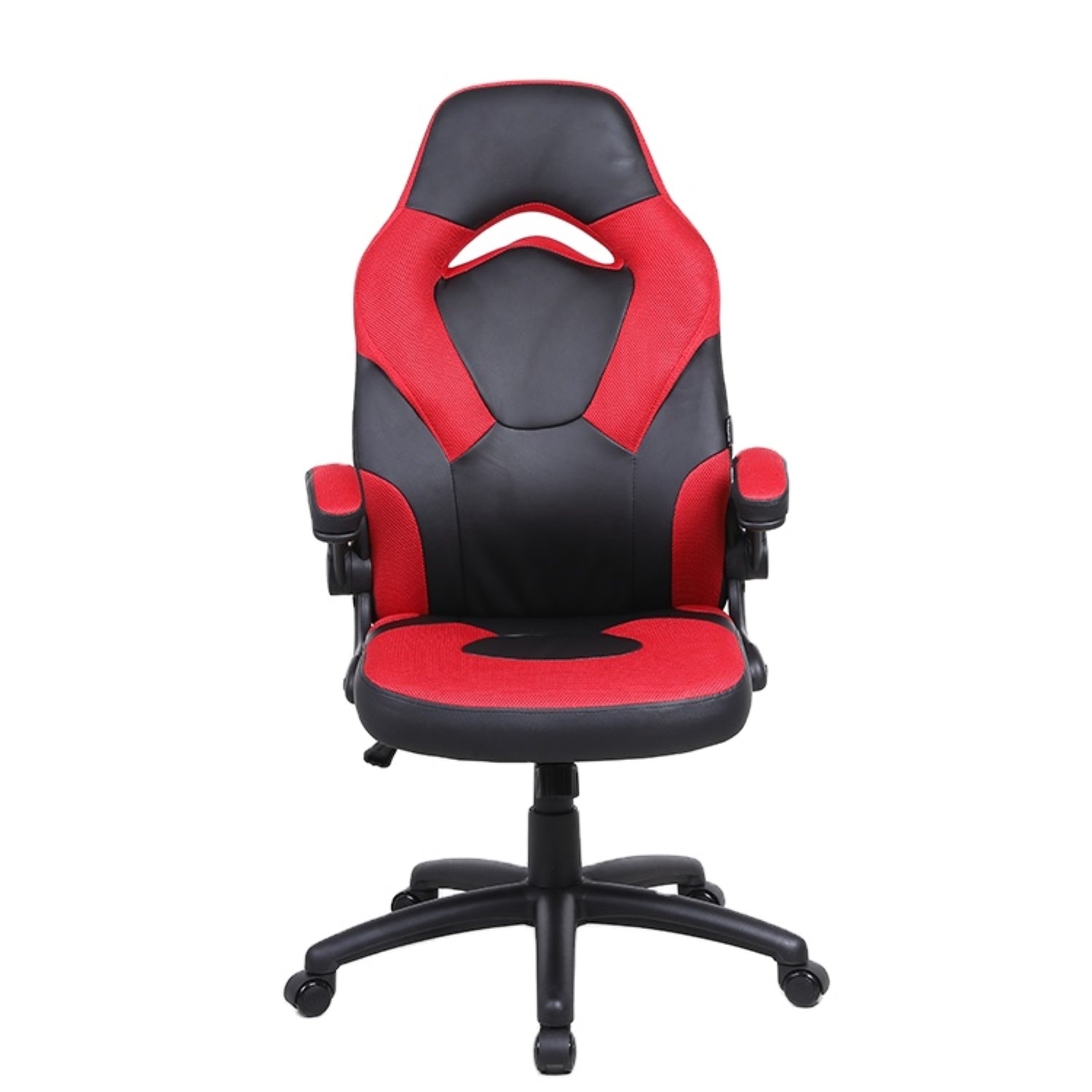 HAWK SERIES 2064 Gaming Chair - Ergonomic Racing Style PC Gaming Chair with Adjustable Height, Lumbar Support (Black & Red) - Perfect for Esports, Streaming & Office Work
