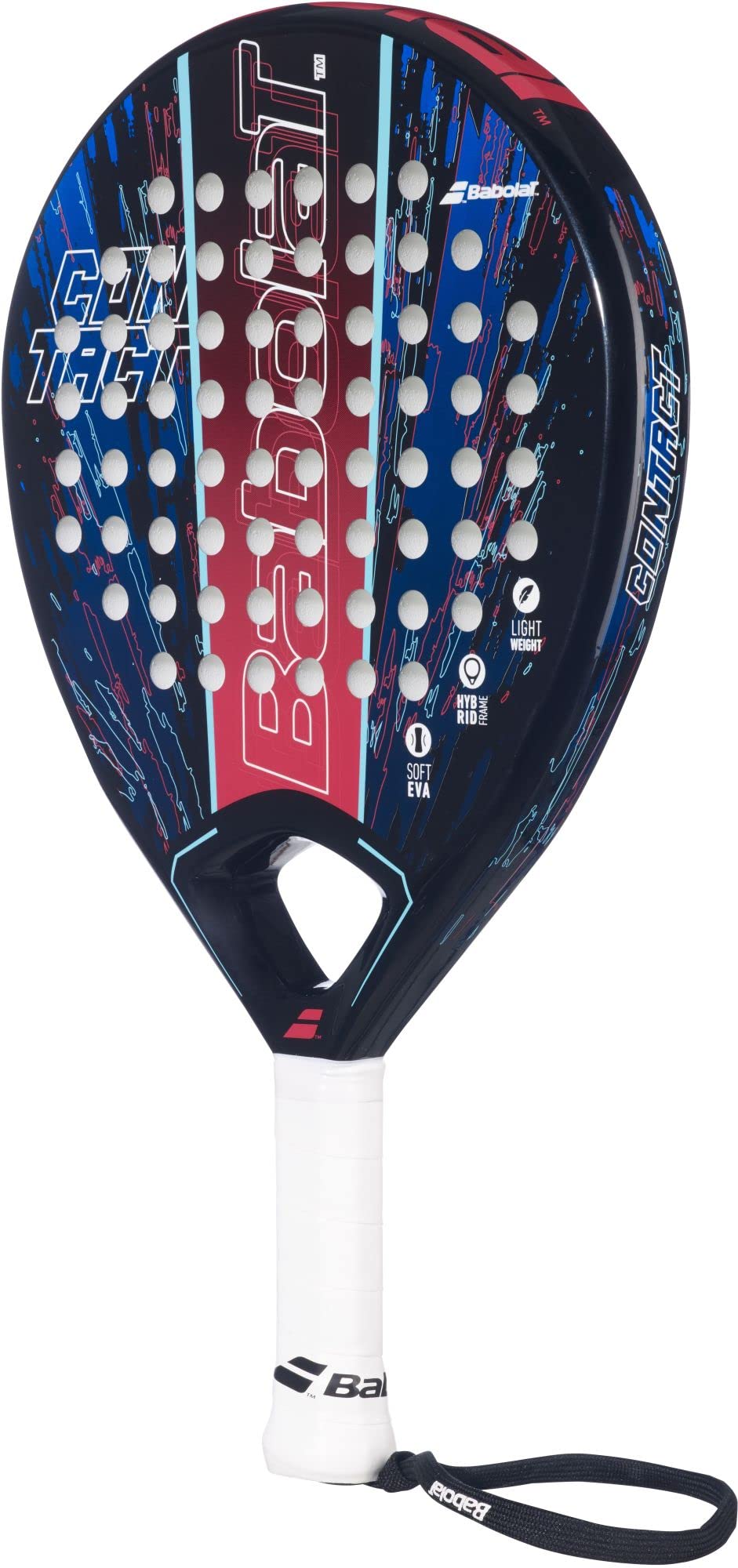 Babolat Contact Easy-to-Play Padel Racket - Lightweight & Durable for Beginners & Intermediate Players - Perfect for Training, Matches & Outdoor Padel Games