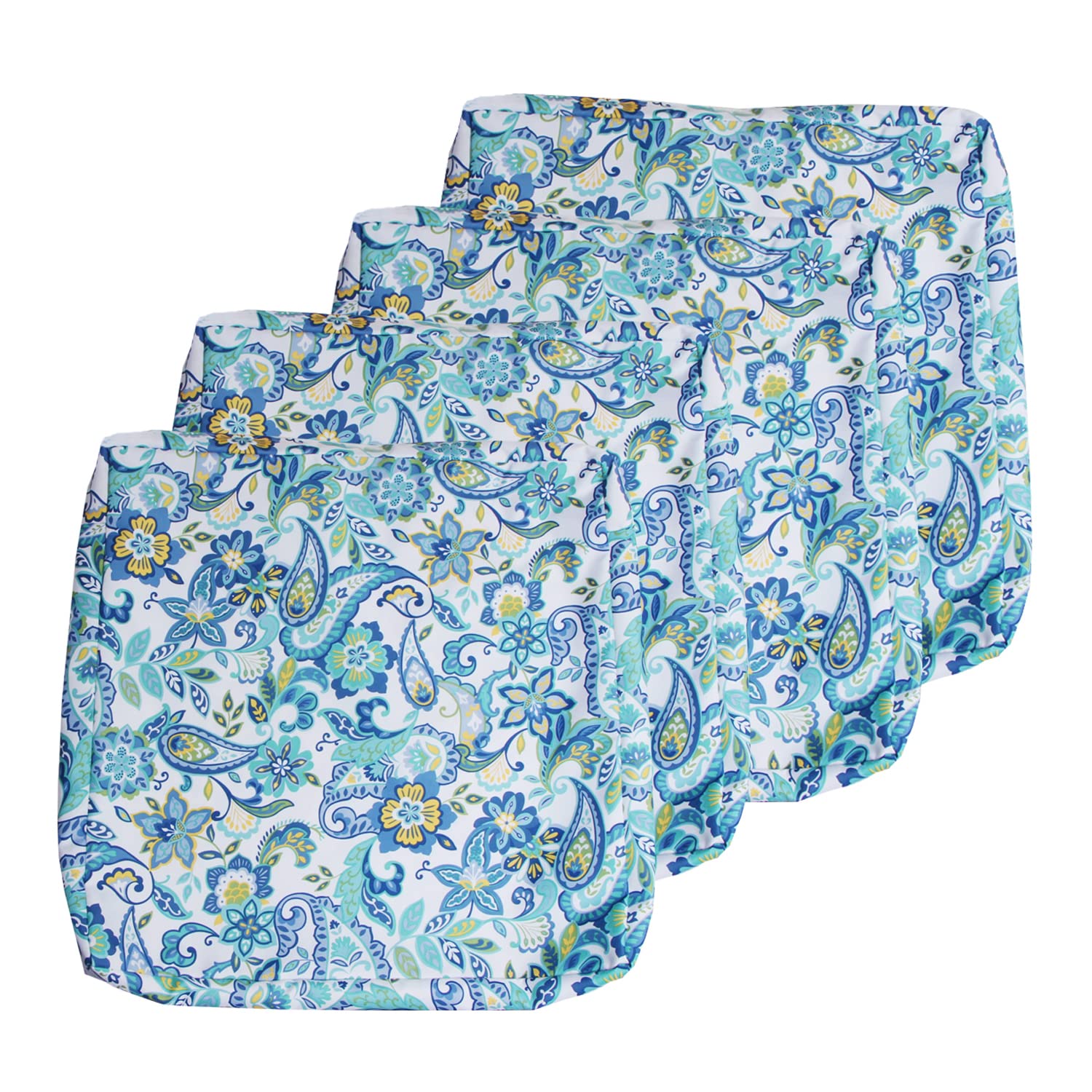 **EHouseHome Washable UV Resistant Patio Chair Seat Cushion Covers - Waterproof Outdoor Furniture Cushion Slipcovers (20