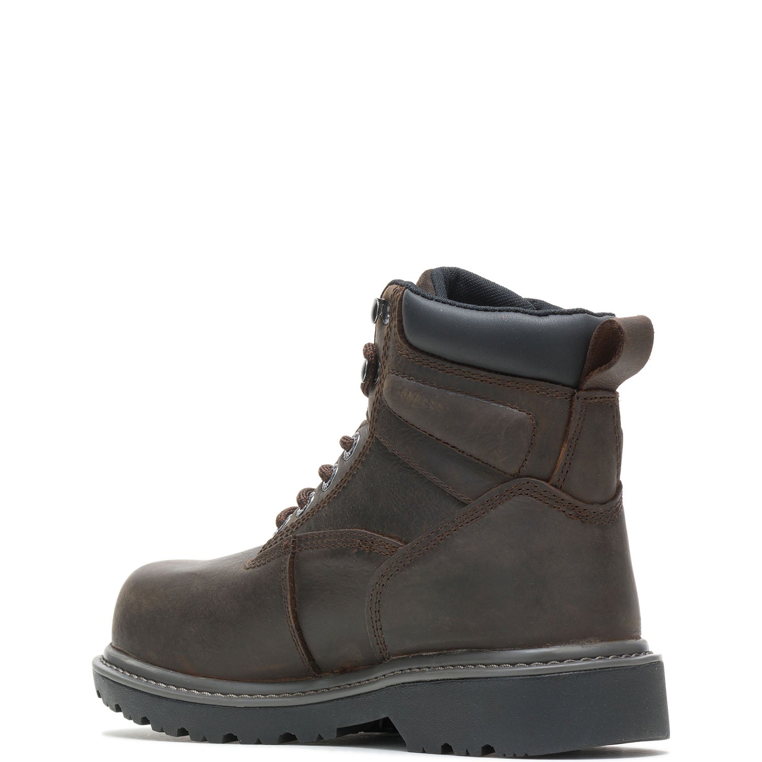 Waterproof Steel Toe Work Boots for Men - Dark Brown Safety Shoes for Construction, Warehouse & Outdoor Work