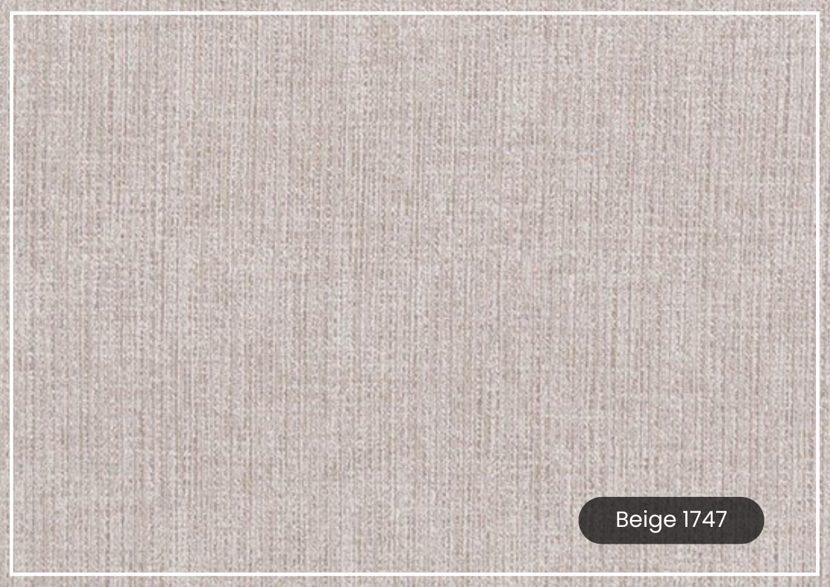 Universal Hadlee Beige Fabric Sofa with Attached Cushions - Modern Living Room Furniture for Small Spaces, Apartments & Cozy Home Decor