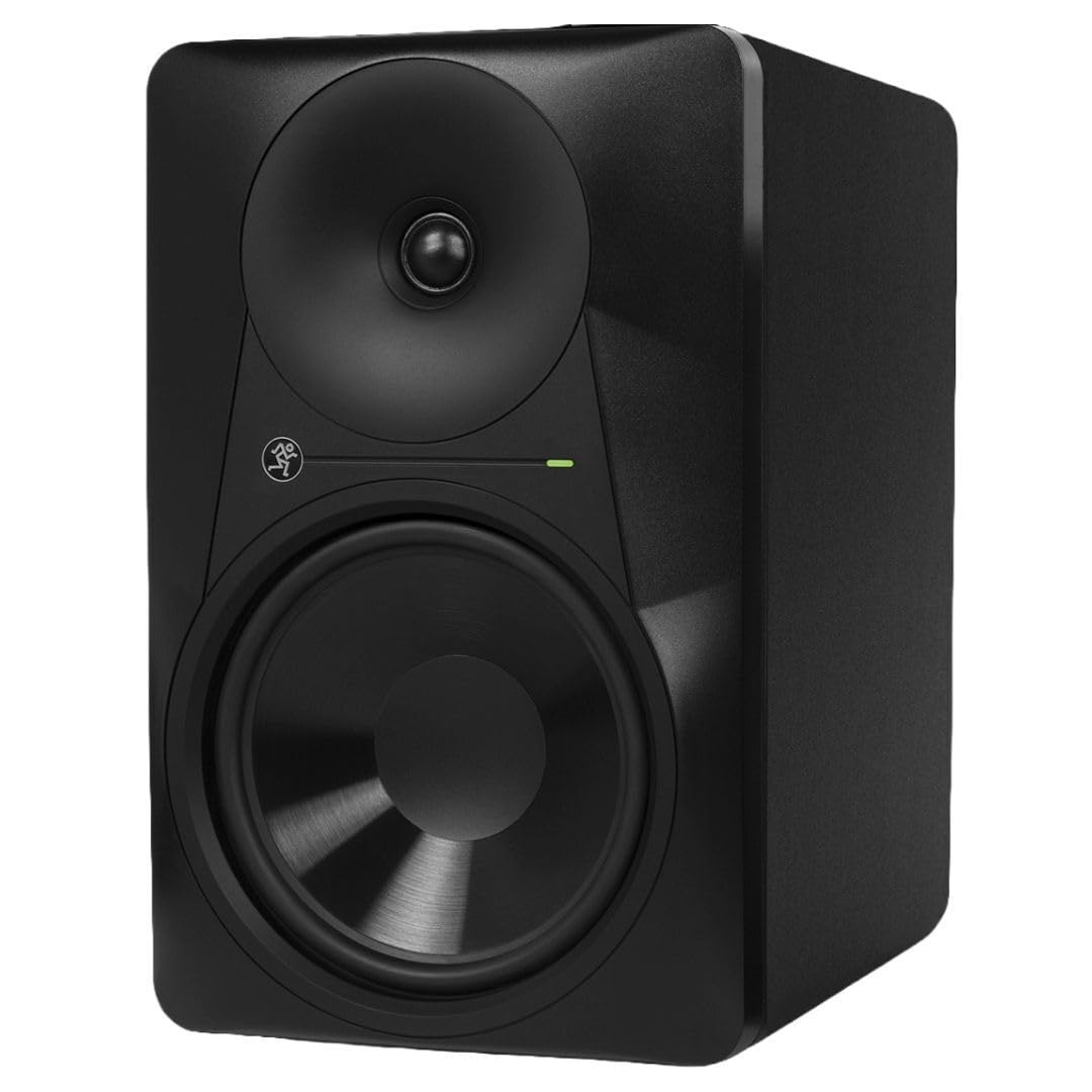 Mackie MR824 8-Inch Powered Studio Monitor - Professional Audio Speaker for Home & Recording Studios, Music Production, DJing, and Podcasting