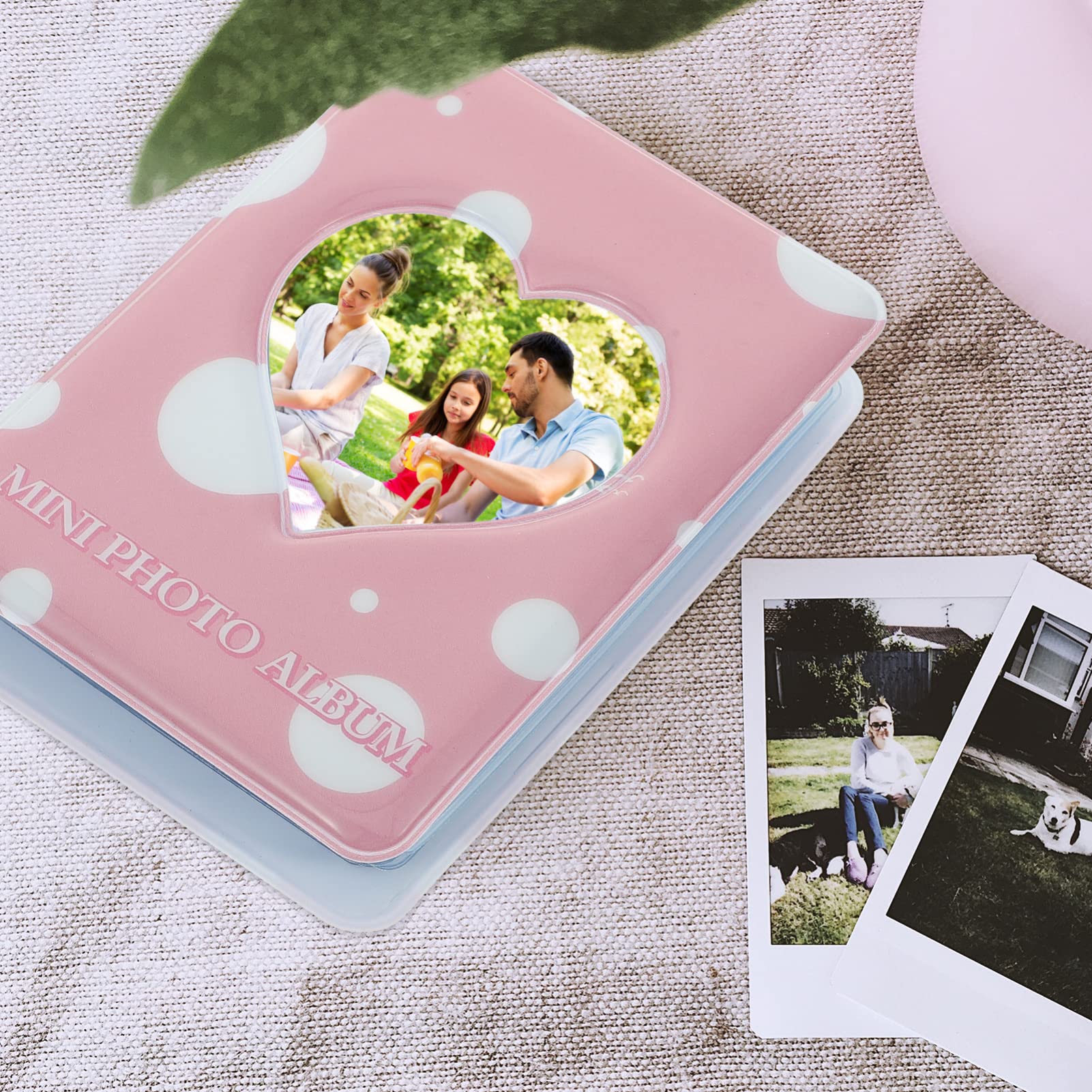 Housoutil 3-Piece PVC Photo Album Set - Portable Mini Picture Binder for Photocards, Business Cards & Stamps | Memory Keeper, Guestbook & Child's First Album | Perfect for Scrapbooking, Collectibles & Party Favors