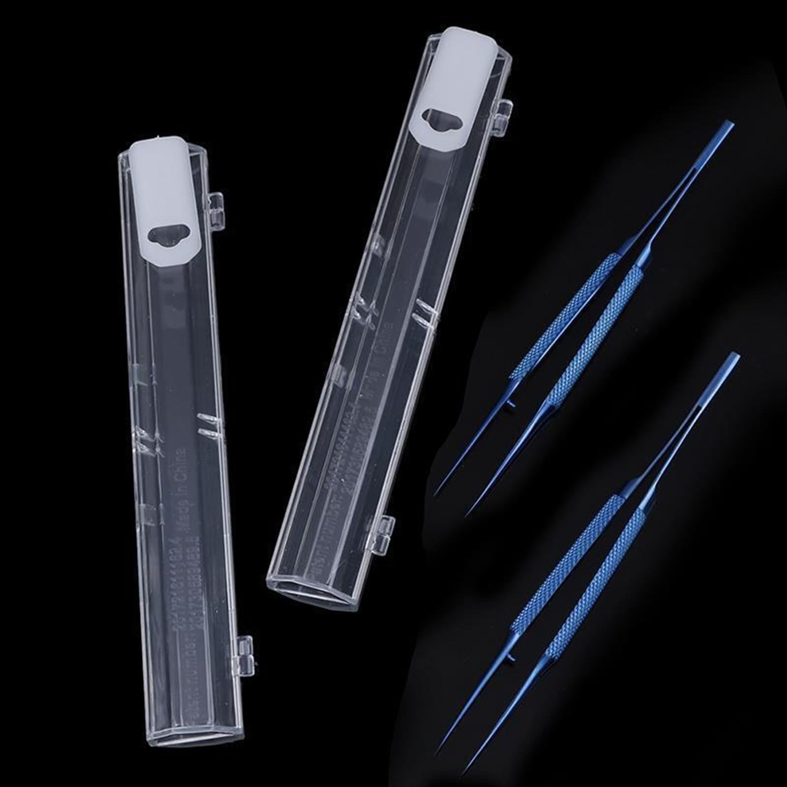 Premium Titanium Alloy Hair Removal Tweezers - Ultra Precision Slanted Edge Tweezers for Eyebrow Shaping, Splinter Removal & Beauty Tools - Perfect for Home Salon, Travel & First Aid Kit