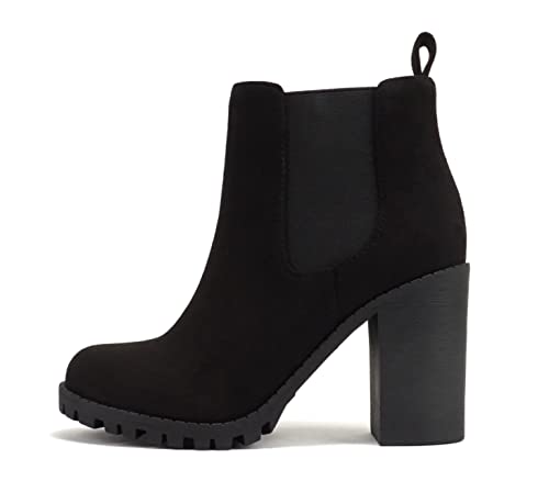 Black Imitation Suede