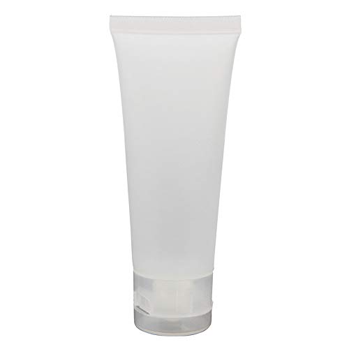50ML Empty Travel Bottles for Cosmetics & Lotion - Refillable 360° Mist Sprayer for Hair Care - Portable White Cosmetic Containers for Toiletries, Skincare & Travel Accessories - Perfect for Gym, Vacation & Daily Use