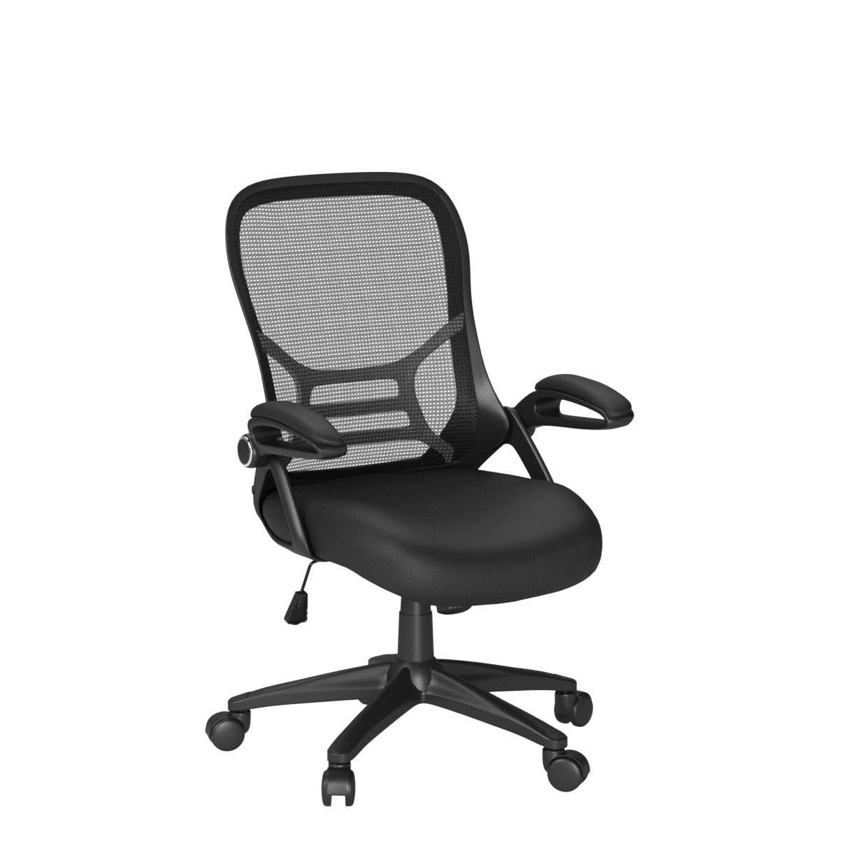 HYLON Heavy Duty Ergonomic Office Chair with Adjustable Lumbar Support & Flip-Up Armrests - High Back Mesh Computer Desk Chair for Home & Office Workspaces - Perfect for Long Hours of Sitting, Gaming, or Remote Work