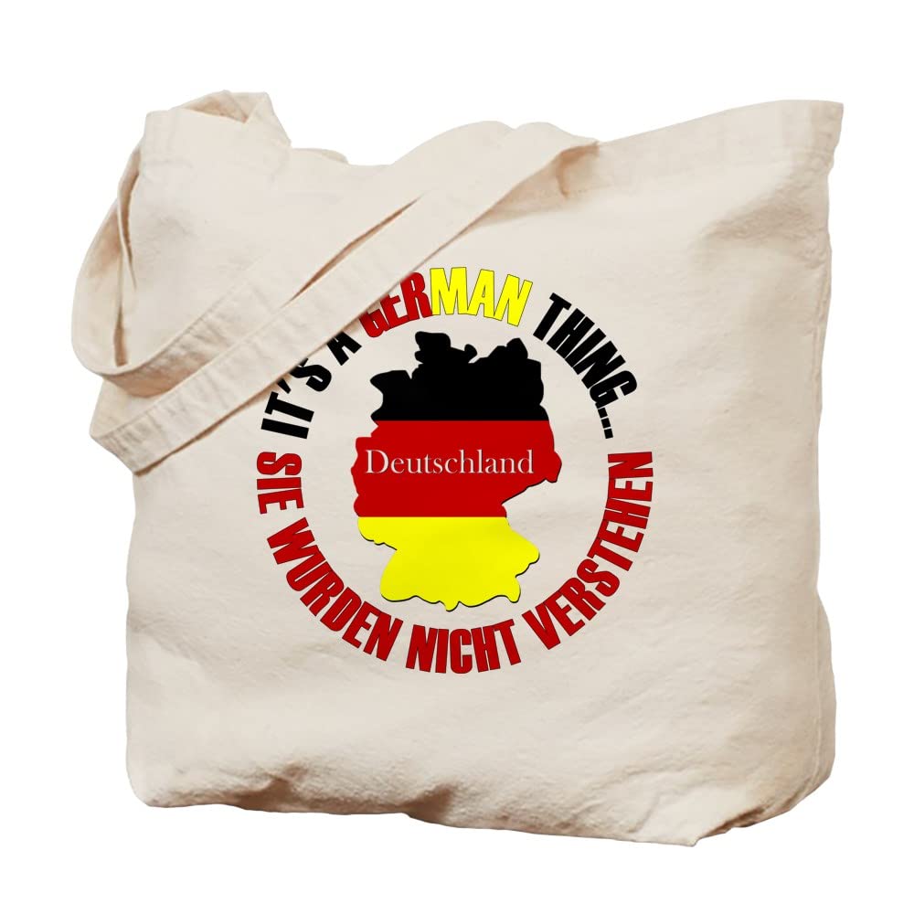 German Thing Tote Bag - Eco-Friendly Natural Canvas Reusable Shopping Bag for Groceries, Beach & Daily Use | CafePress