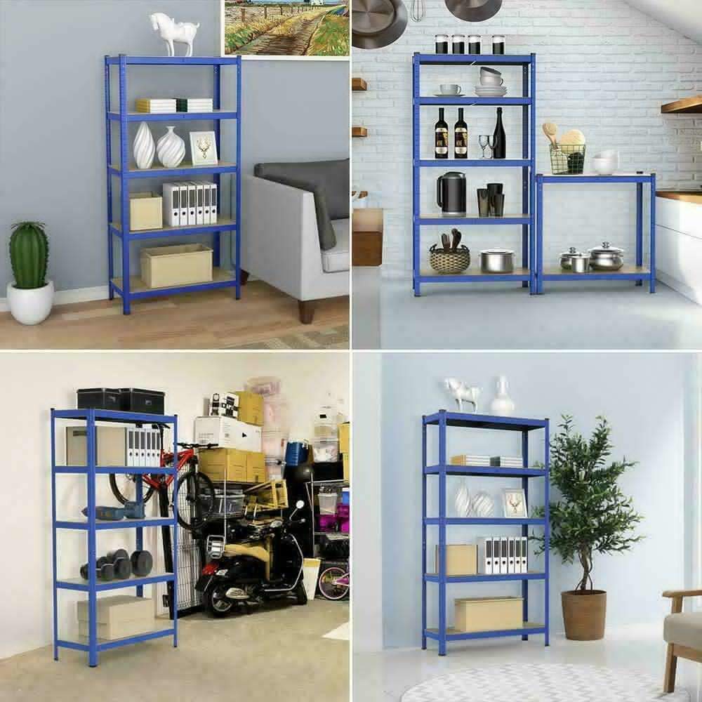 5-Tier Heavy Duty Adjustable Metal Storage Shelving Unit - 28