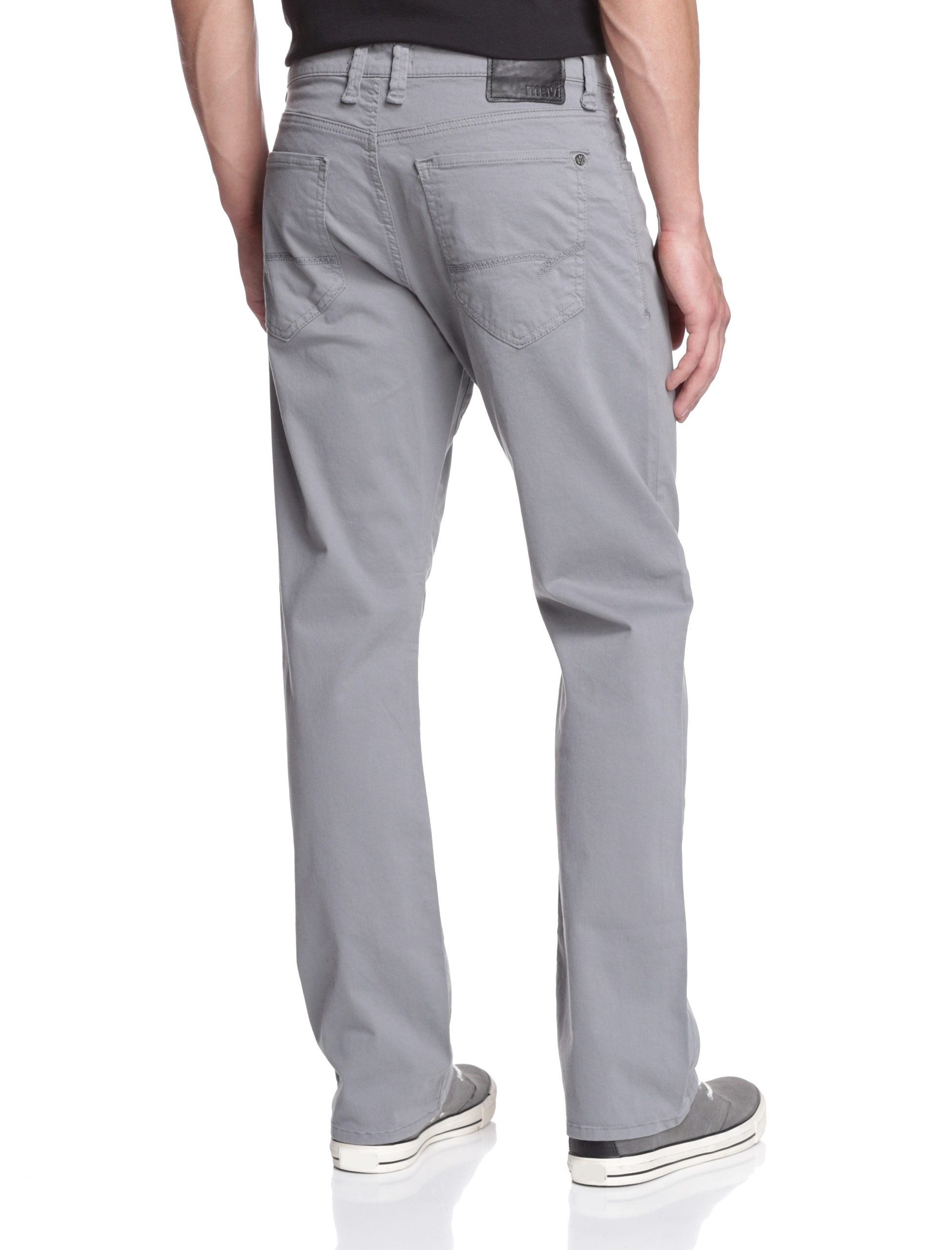 Classic Mavi Matt Men's Straight Leg Pants - Mid-Rise Relaxed Fit Work Pants for Men | Comfortable Office Wear & Casual Everyday Pants