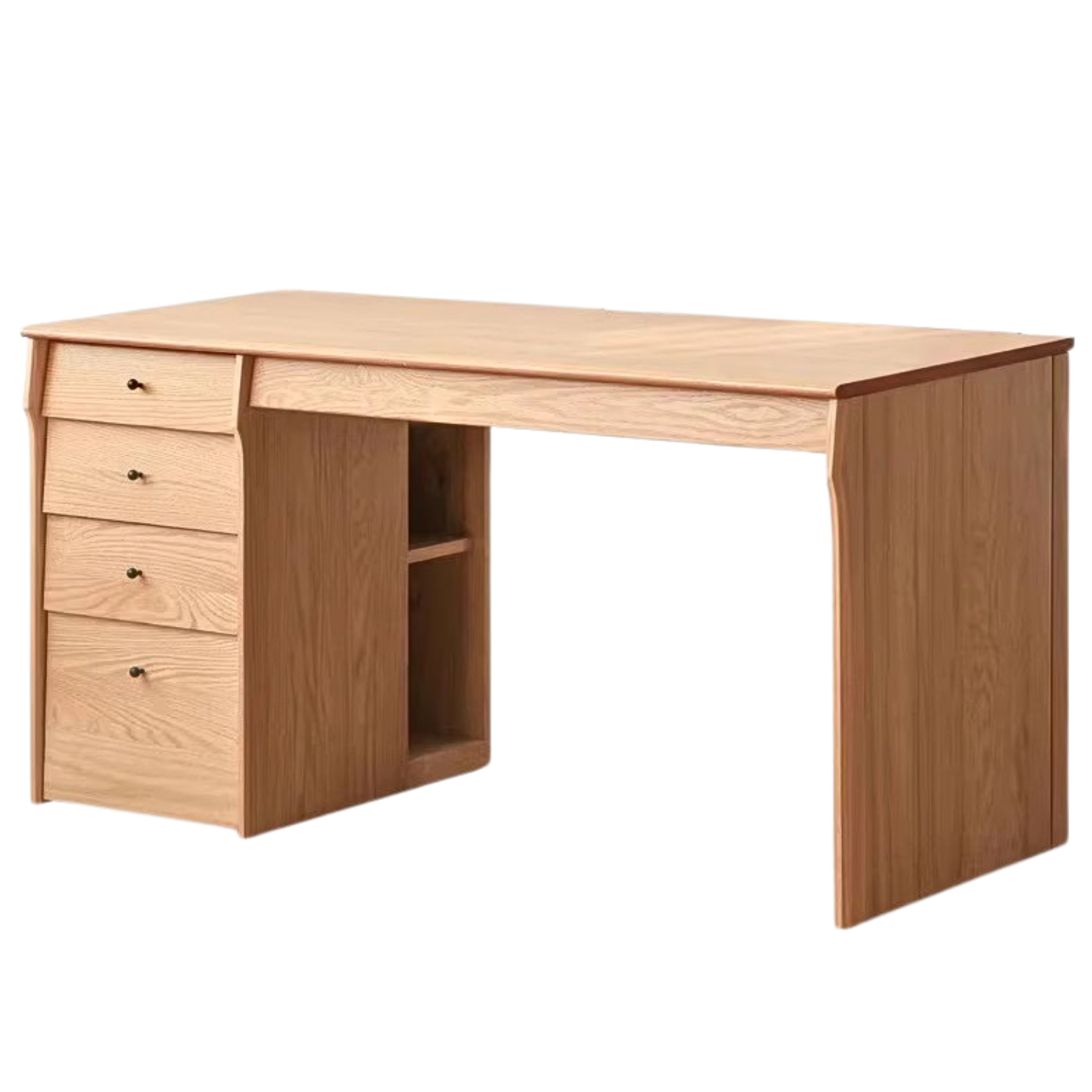 55.1x25.6x29.5 inch / 140x65x75сm / Natural Wood Color / Oak solid wood  desk