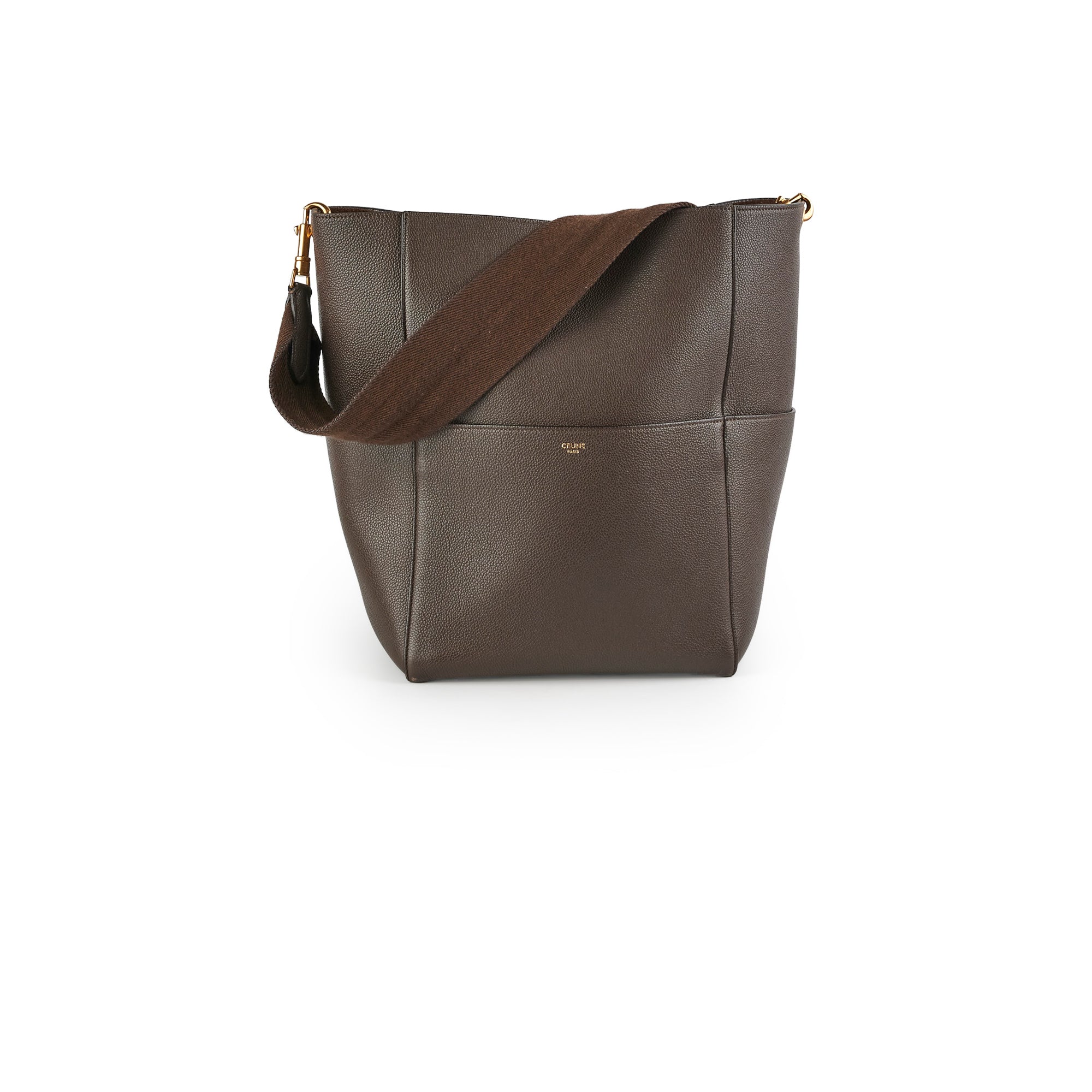 Celine Seau Sangle Bucket Bag - Luxury Leather Handbag for Women | Perfect for Work, Travel & Everyday Use