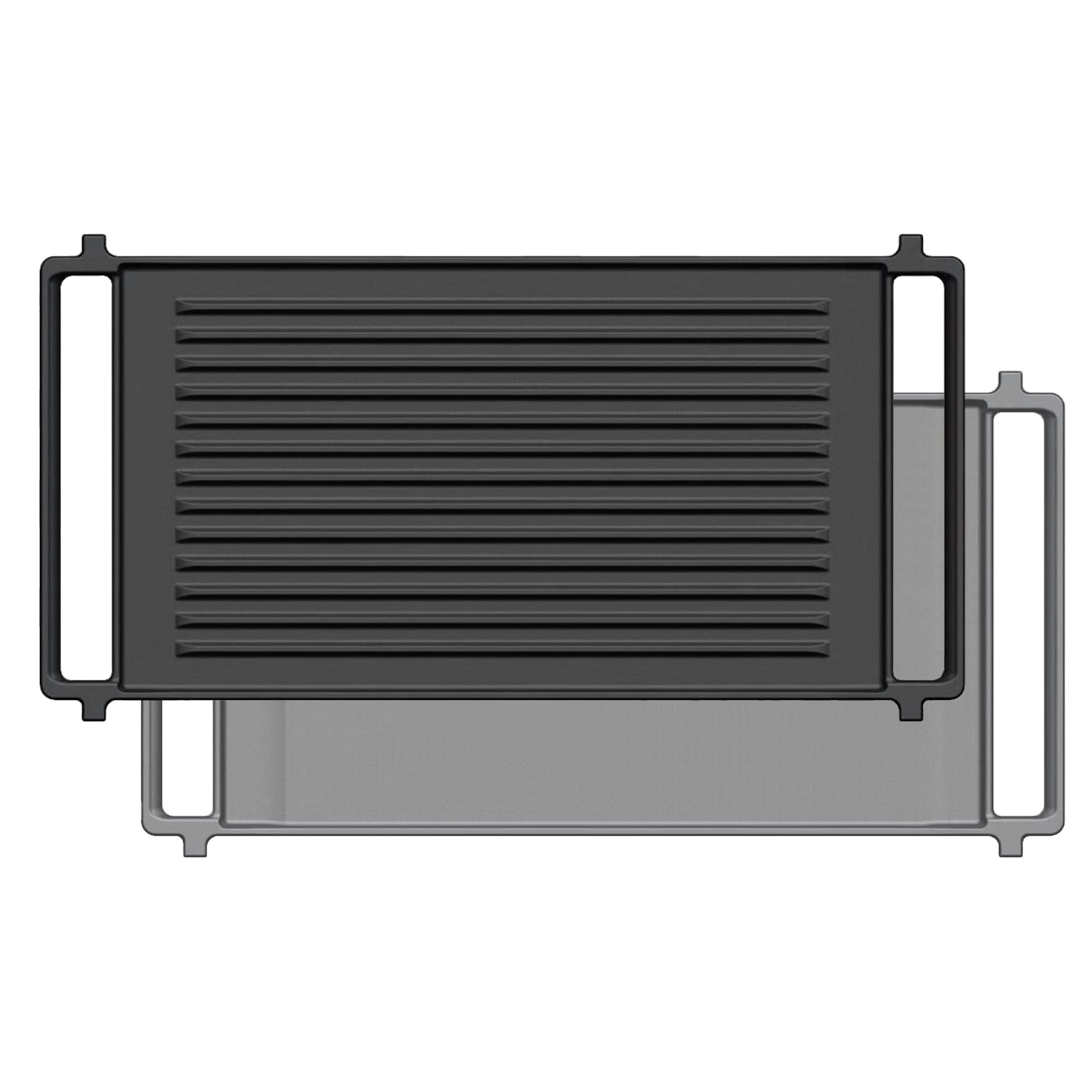 GE Stove Griddle Replacement Parts - Heavy Duty Cast Iron Reversible Griddle/Grill Combo WB31X24998 WB31X24738 for GE Stoves (Not Universal) | Perfect for Outdoor Camping, Backyard BBQs & Indoor Cooking