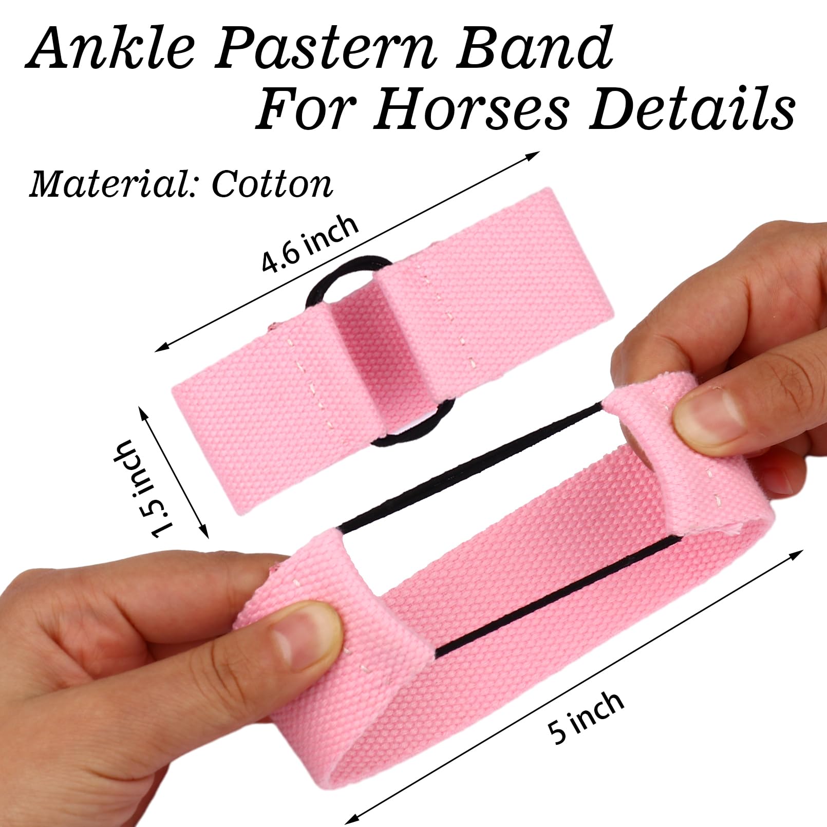 Custom Embroidered Horse Leg Bands with Personalized Names - Premium Equestrian Accessories for Training, Shows & Riding Comfort