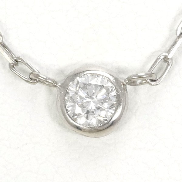 18K White Gold Diamond Necklace - 0.1ct Round Cut Solitaire Pendant for Women | Elegant Everyday Jewelry & Special Occasion Gift