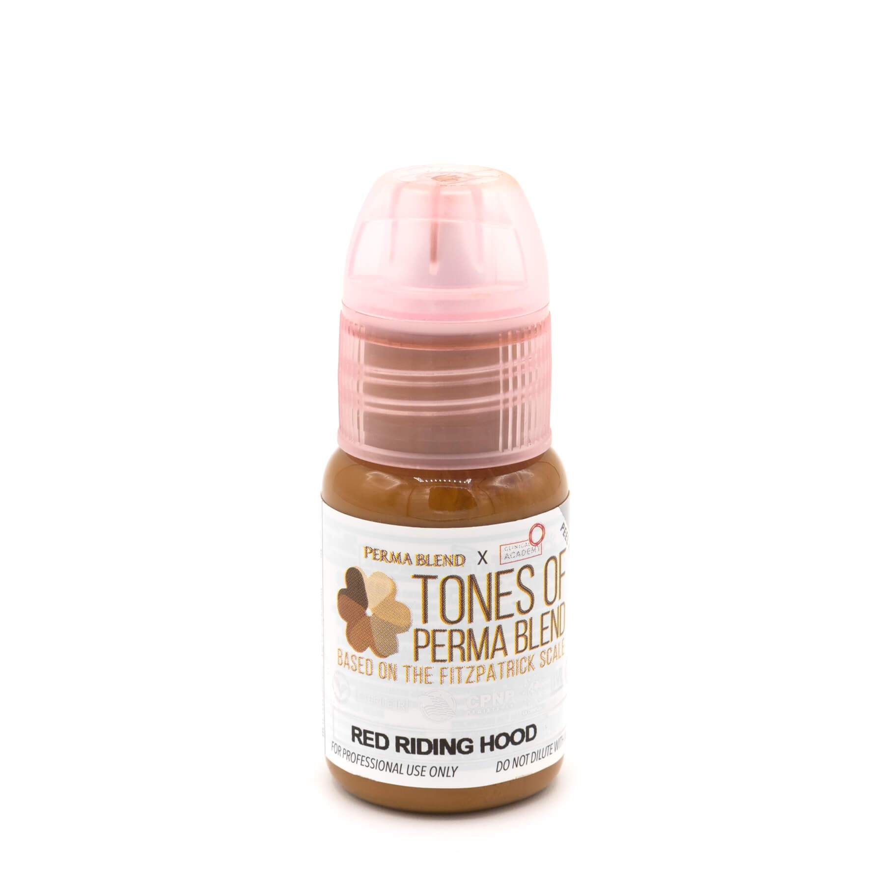 Perma Blend Tones Set 1 Red Riding Hood Pigment - Professional Cosmetic Tattoo Ink for Eyebrows, Lips & Beauty Marks | Semi-Permanent Makeup Supplies for Artists & Salons