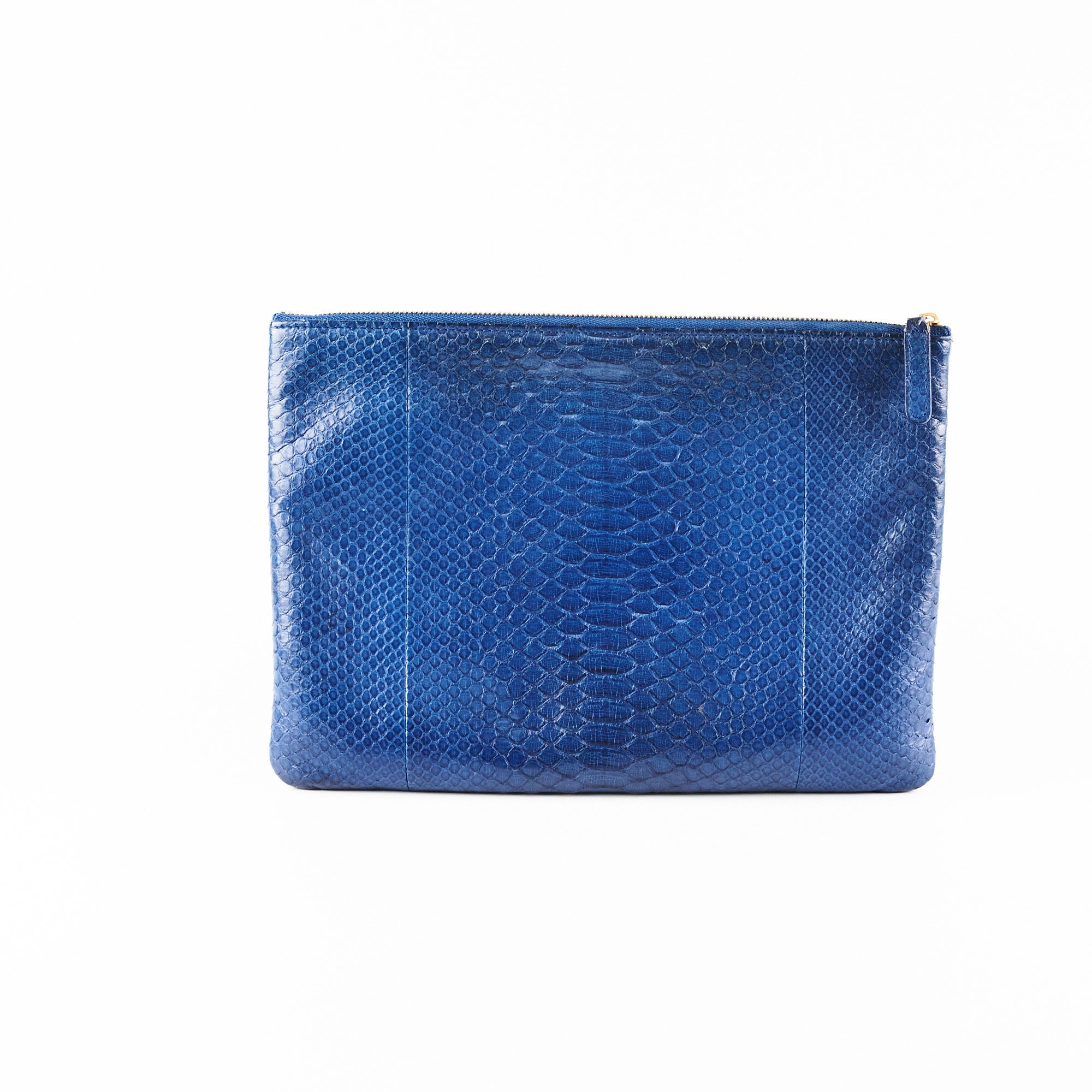 Chanel O Case Medium Exotic Leather Blue Crossbody Bag - Luxury Designer Handbag for Women, Perfect for Parties, Date Nights & Travel Accessories