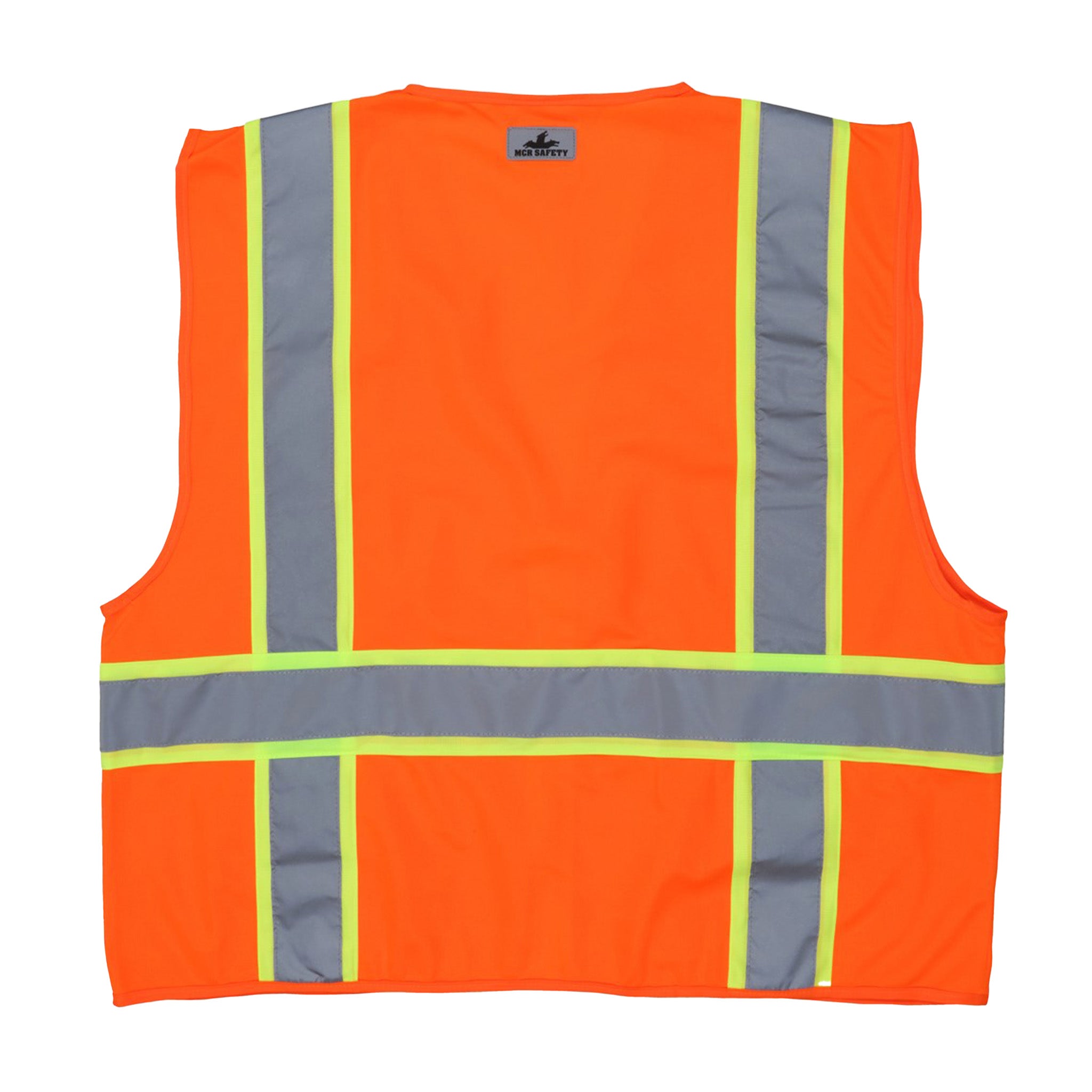 High Visibility Premium Solid Surveyor Safety Vest - Reflective Workwear for Construction, Roadside & Outdoor Safety
