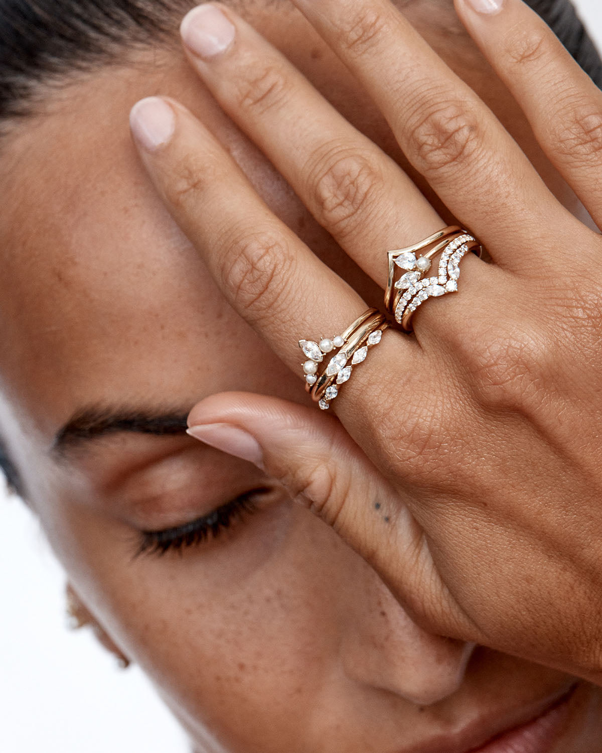 14K Solid Gold Petal of Hope Lab Grown Diamond Ring for Women - Elegant Engagement, Wedding & Anniversary Jewelry Gift - Perfect for Romantic Occasions & Special Moments