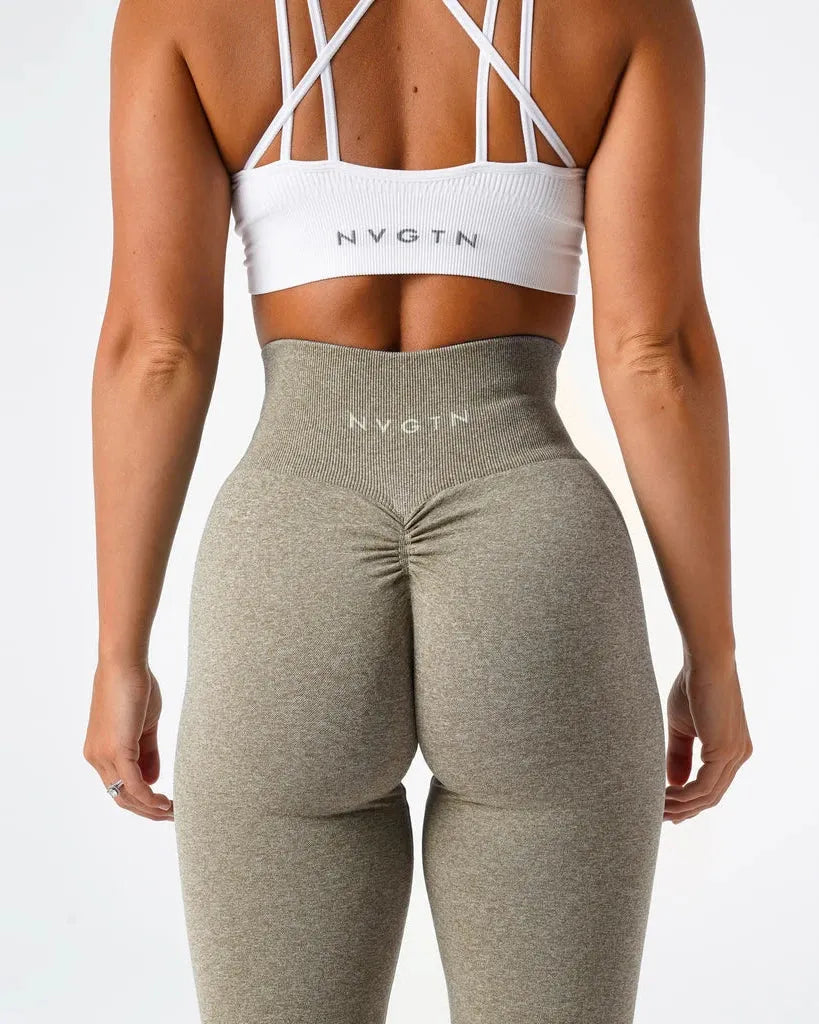 NVGTN Speckled Scrunch Seamless Leggings for Women - Soft High-Waisted Workout Tights, Yoga Pants & Gym Wear | Perfect for Fitness, Running, Pilates & Lounge Wear
