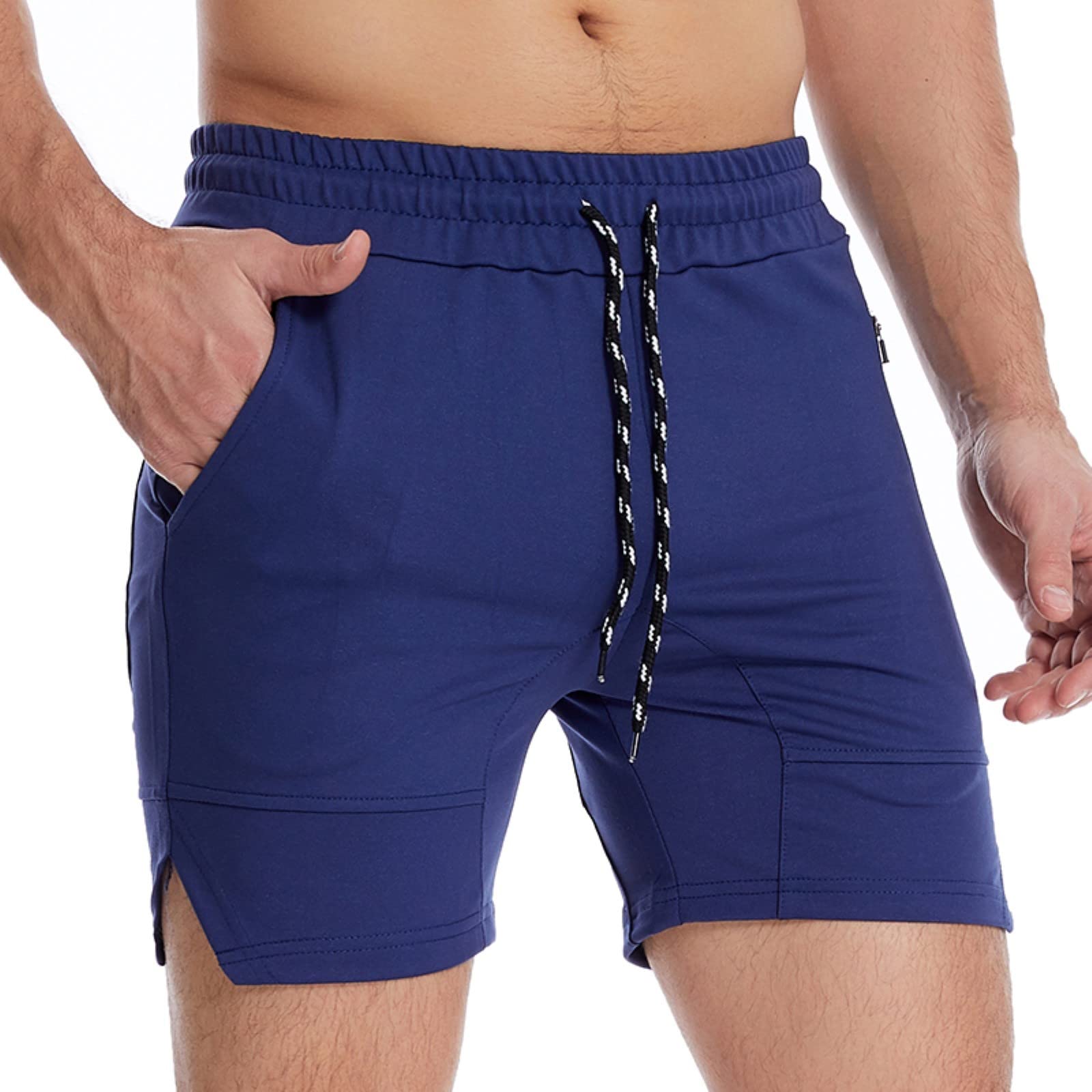 YOUNGC Men's Athletic Shorts - Breathable Loose Fit Casual & Streetwear Gym Shorts for Running, Workout, and Summer Outdoor Activities