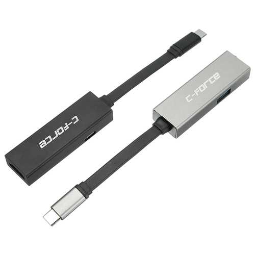 C FORCE CF002 USB C Hub with 4K HDMI, 100W PD Charging, USB 3.1 Ports - Compatible with Nintendo Switch, MacBook, iPad Pro - Perfect for Gaming, Work & Travel