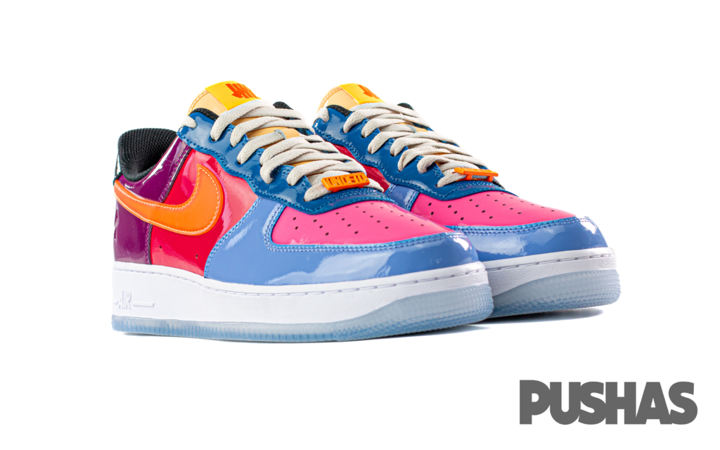 Nike Air Force 1 Low SP x Undefeated 'Multi Patent Total Orange' Sneakers (2022) - Men's Basketball Shoes for Streetwear & Casual Outfits