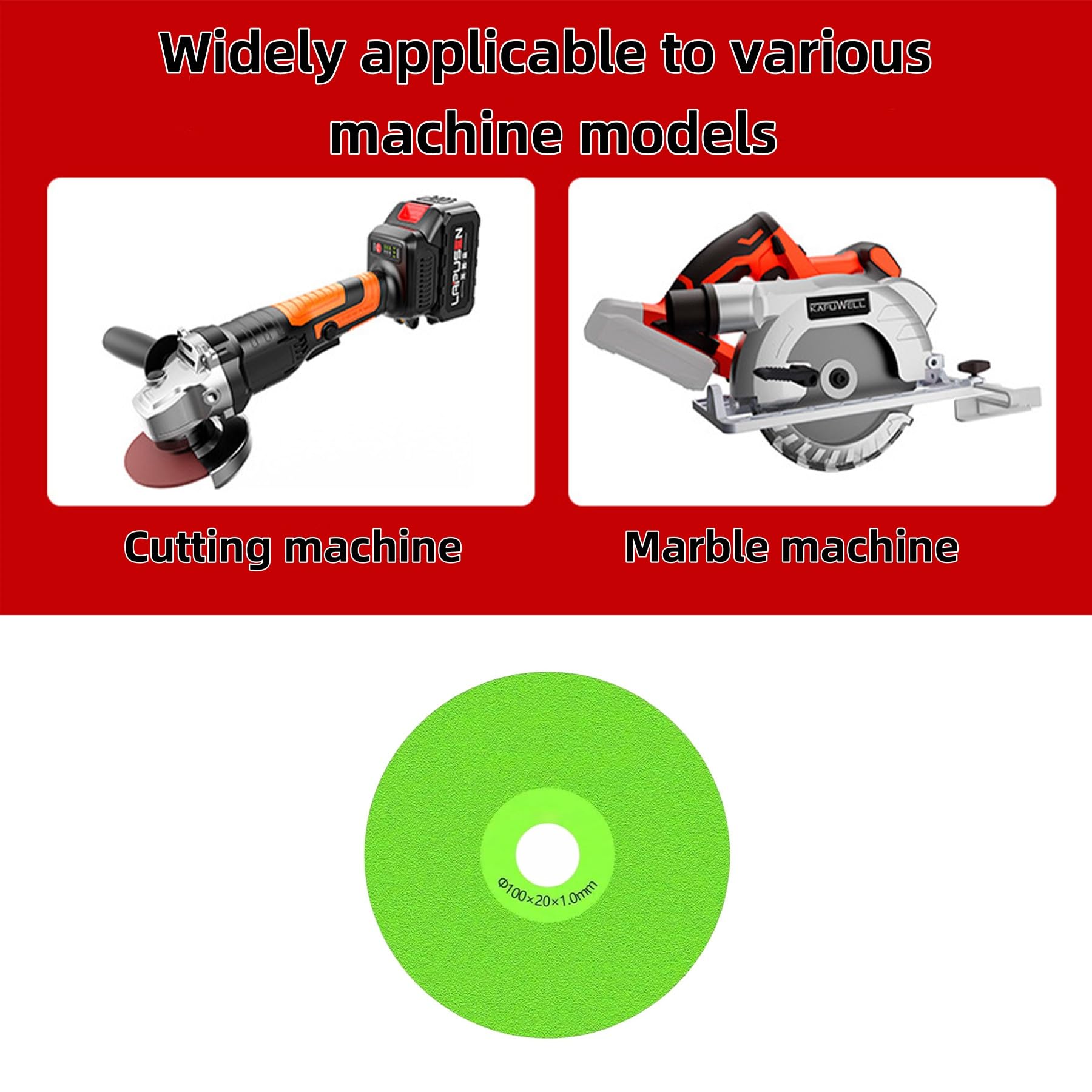 Durable Rock Slab Grinding Disc - 5 PCS Angle Grinder Discs for Tile, Ceramic & Stone Cutting - Heavy-Duty Sanding, Sweeping & Grinding Blades - Perfect for DIY Projects, Construction & Home Renovation