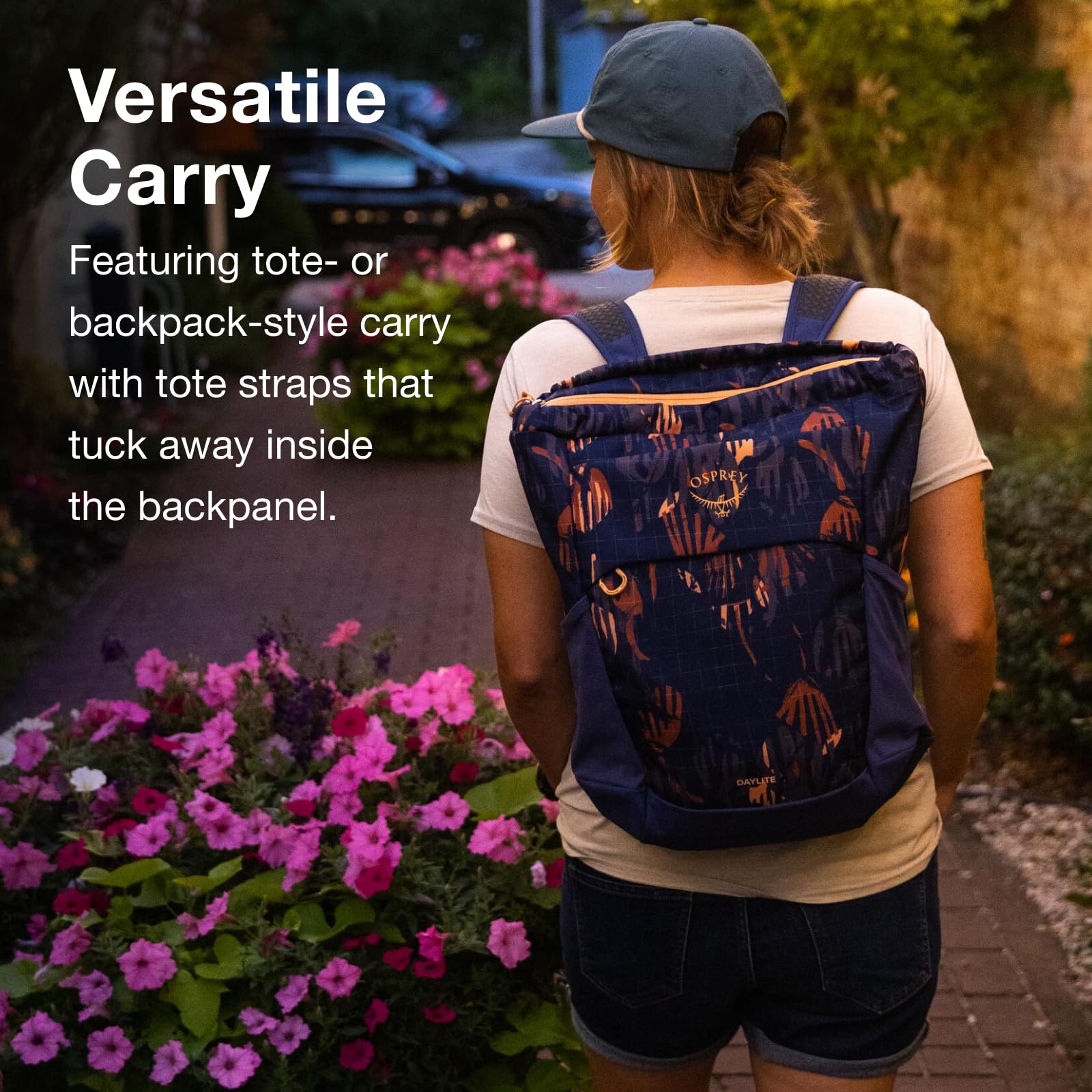Osprey Daylite Tote Pack - Lightweight Water-Resistant Hiking Backpack for Women & Men, Perfect for Travel, Commuting & Outdoor Adventures (Tan Concrete)