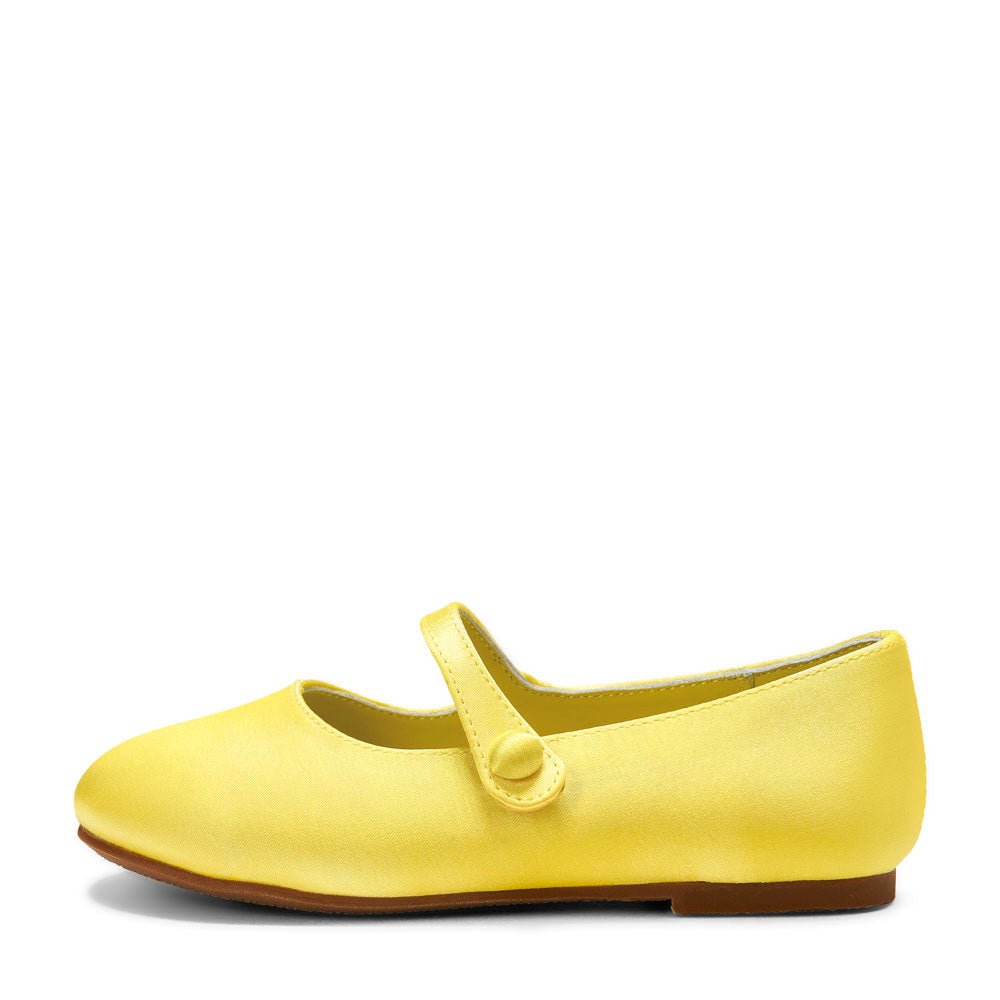 Elegant Elin Satin Yellow Dress - Perfect for Weddings, Parties & Special Occasions | Flowy & Comfortable Formal Wear