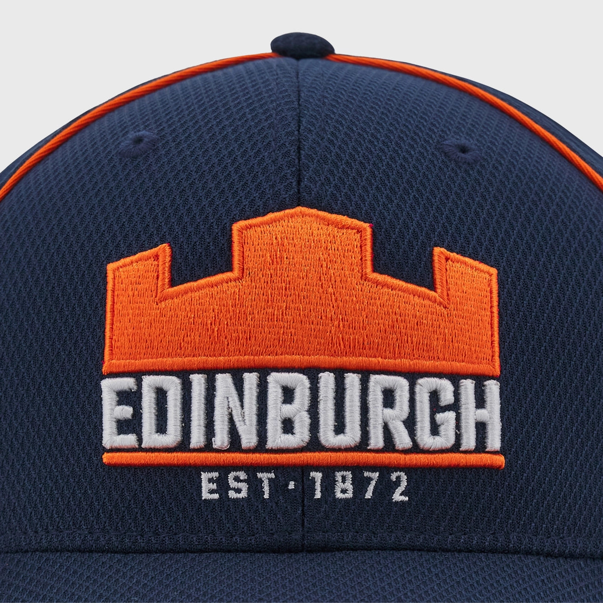 Edinburgh Rugby Cap Navy/Orange - Official Macron Rugby Hat for Fans - Perfect for Match Days & Outdoor Activities