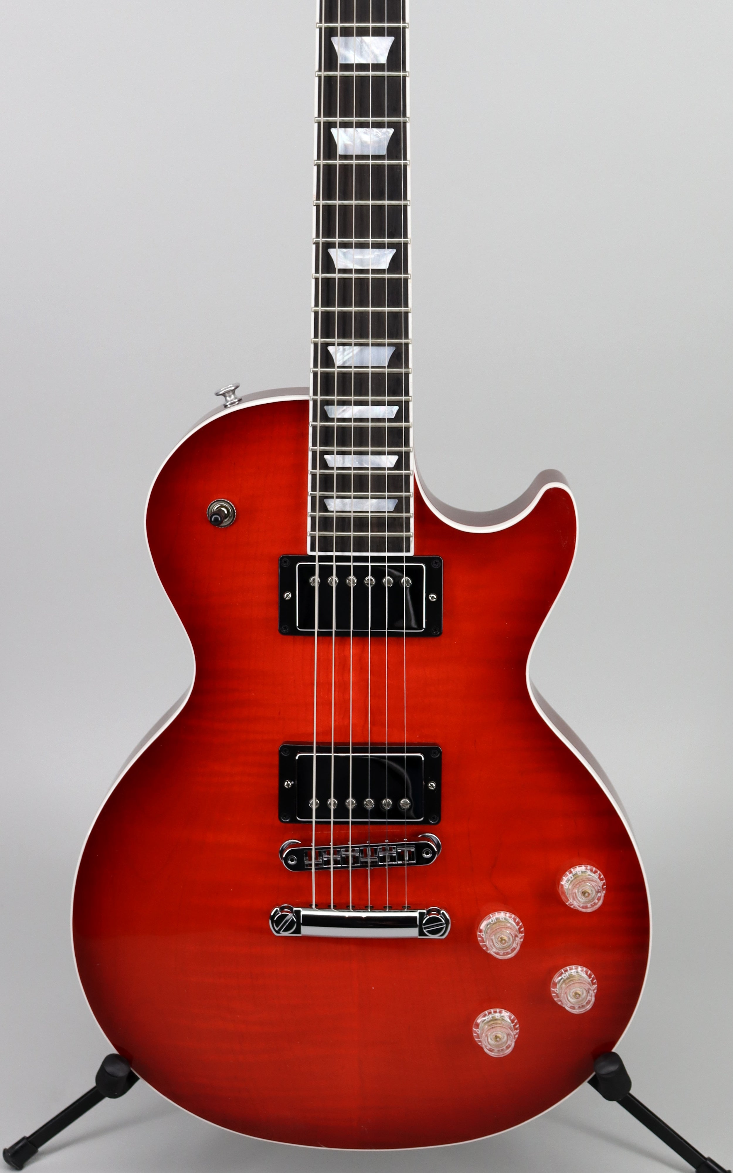 Gibson Les Paul Modern Electric Guitar - Figured Cherry Burst Finish | Premium Solid Body Guitar for Rock, Blues & Studio Recording