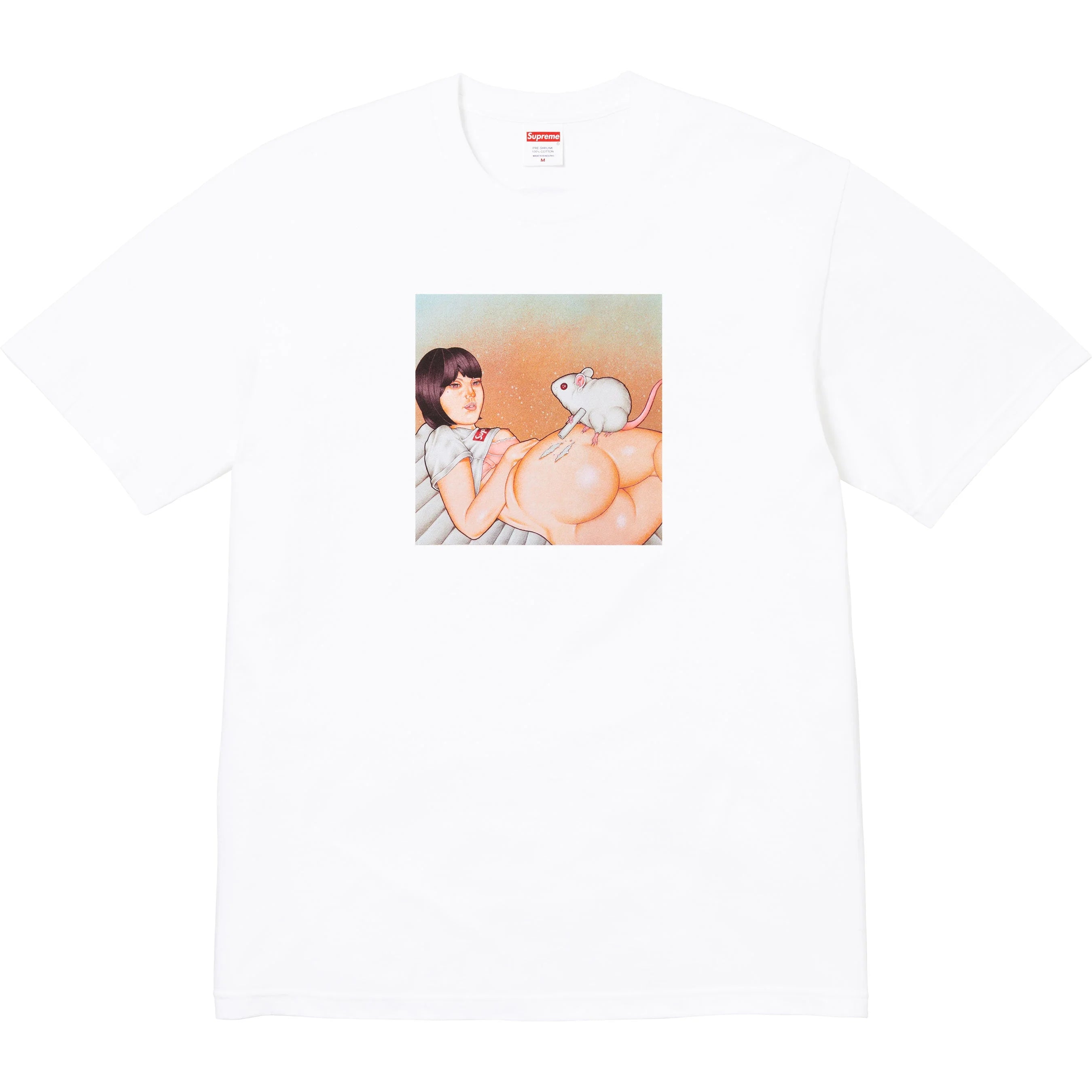 Supreme 25SS Mouse Graphic T-Shirt - Stylish Streetwear for Men & Women | Perfect for Casual Outfits, Concerts, and Urban Fashion