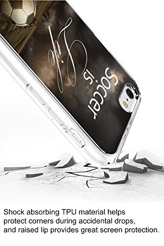 Premium Slim Hard Case for iPhone 6/6s (4.7 Inch) - Non-Slip Grip Protective Cover | Perfect Fit for iPhone 6/6s (2015 Models) | Ideal for Sports, Outdoor Activities & Daily Use - Soccer Lovers Design