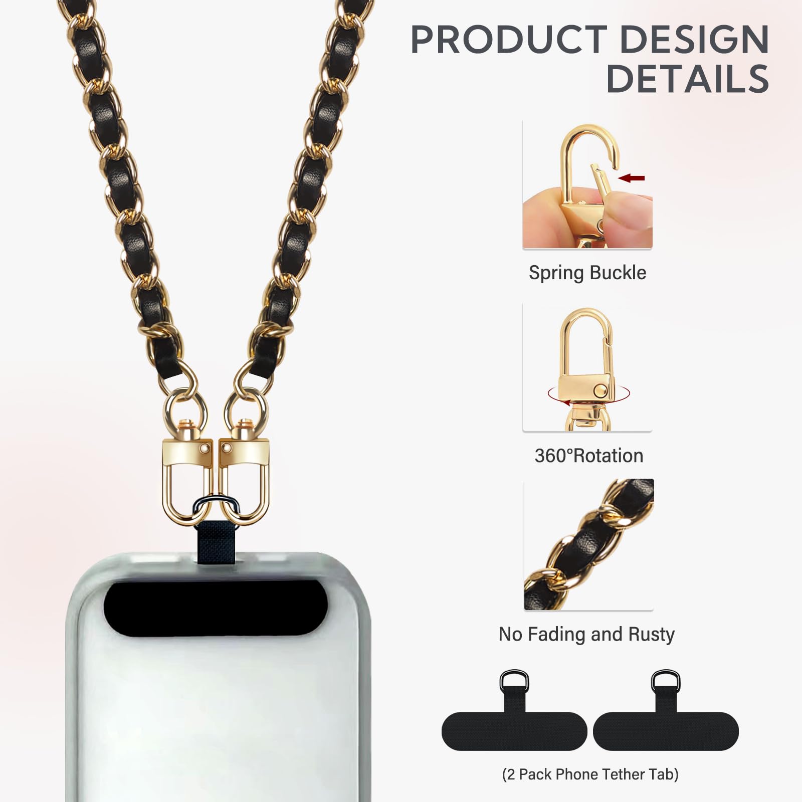 Universal Phone Lanyard with Adjustable Straps - for Smartphones & Daily Use