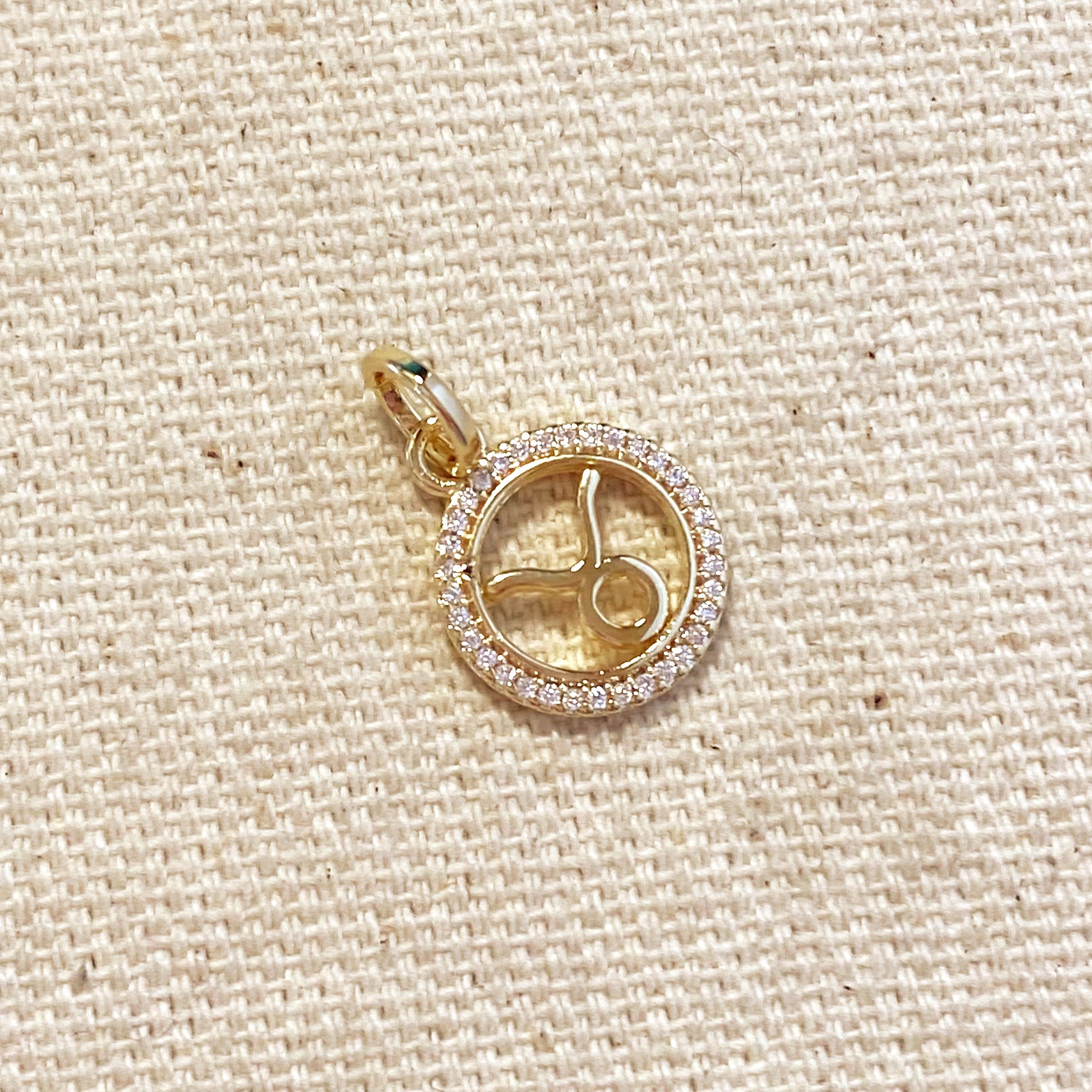18K Gold Filled Mini Taurus Zodiac Pendant Necklace - Dainty Astrology Jewelry for Women - Perfect Birthday Gift & Everyday Wear