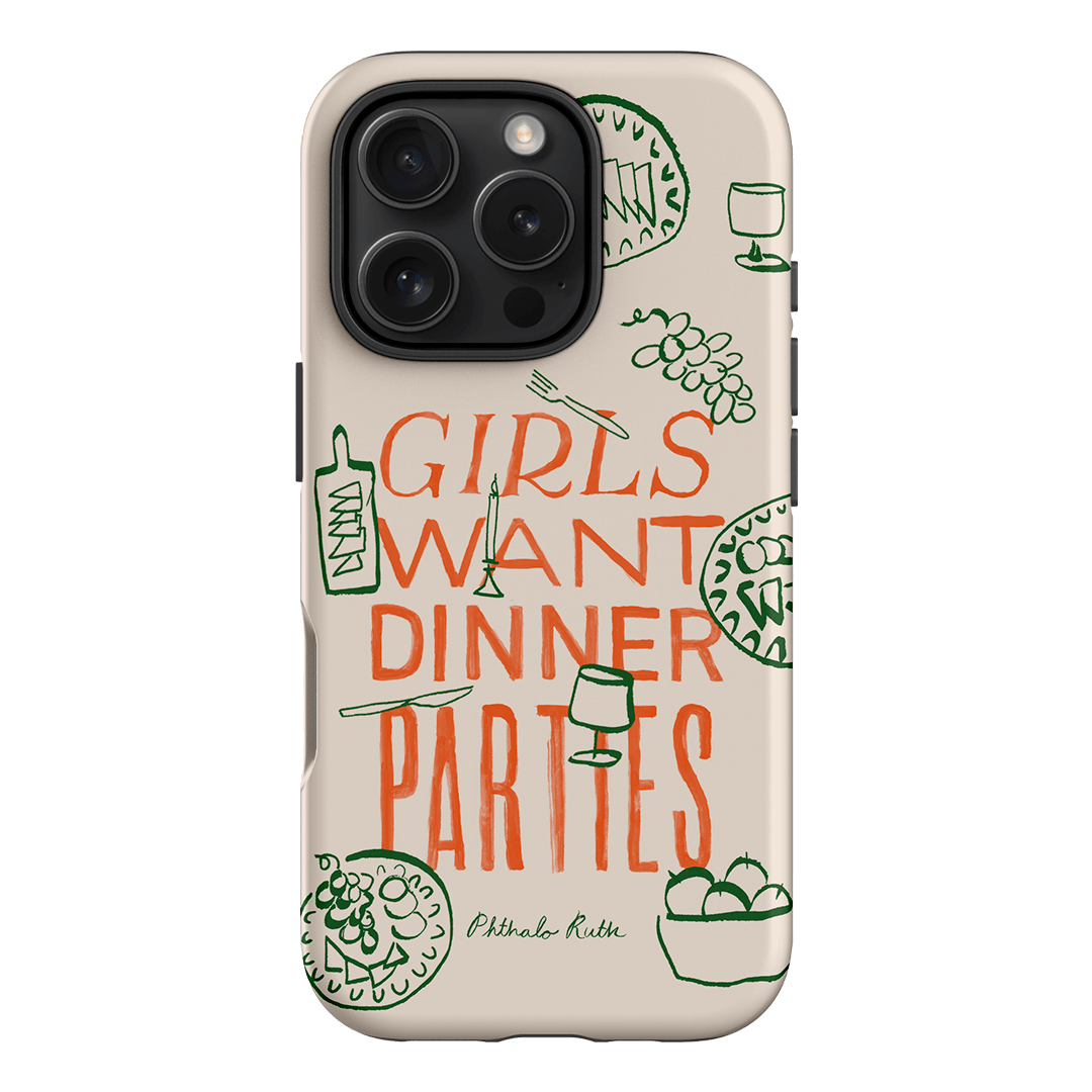 Stylish & Durable Dinner Party Phone Case - Trendy Protective Cover for iPhone & Android - Perfect for Parties, Events & Social Gatherings