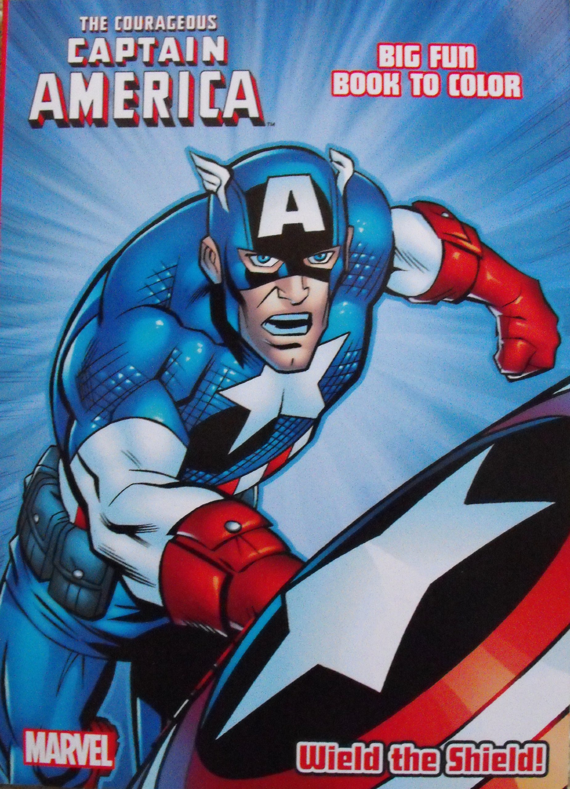 Captain America Coloring & Activity Book - 96 Pages with Variant Cover Art | Superhero Fun for Kids, Birthday Gifts & Party Favors