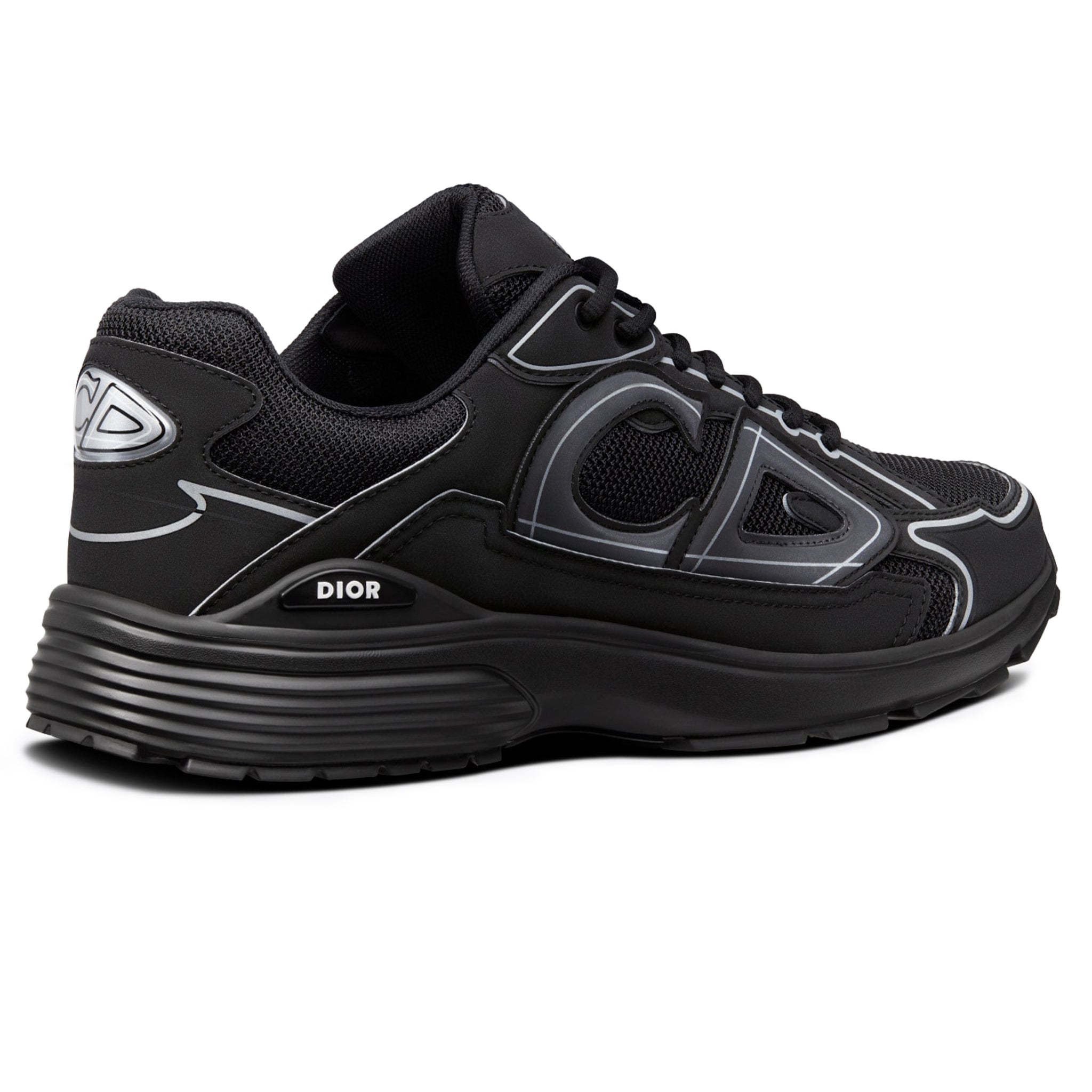 Dior B30 Mesh Black Trainer Sneakers - Men's Luxury Fashion Shoes for Casual & Streetwear Style | Perfect for Daily Wear, Gym, and Outfits