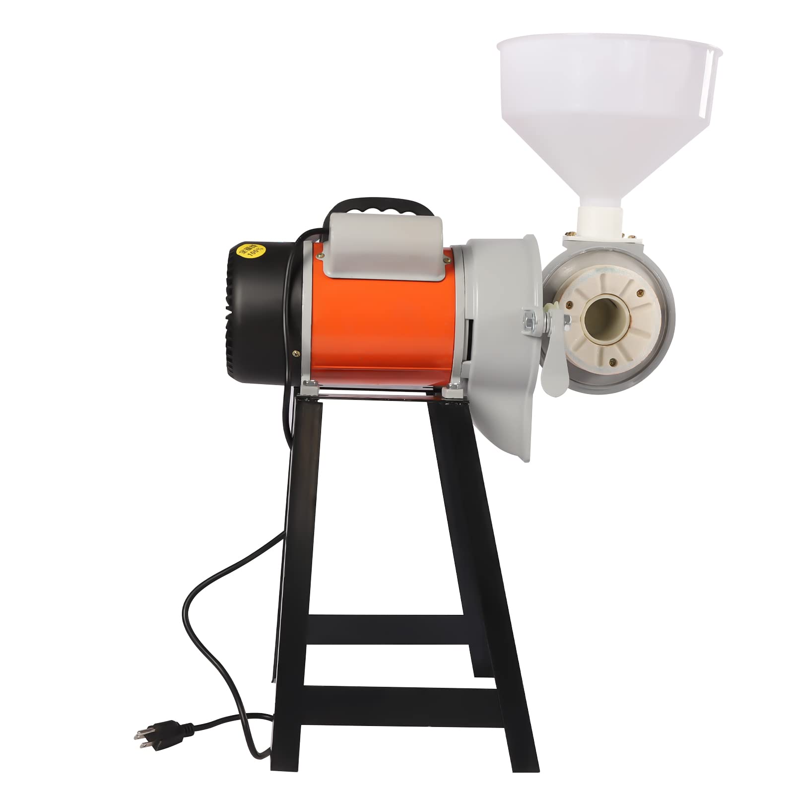 2200W Electric Grain Mill Grinder for Home Use - Wet & Dry Mill Machine with Funnel - Perfect for Corn, Wheat, Soybean, and Feed Flour - DIY Cereal Grinding & Soy Milk Making - Ideal for Baking, Healthy Eating, and Homemade Recipes